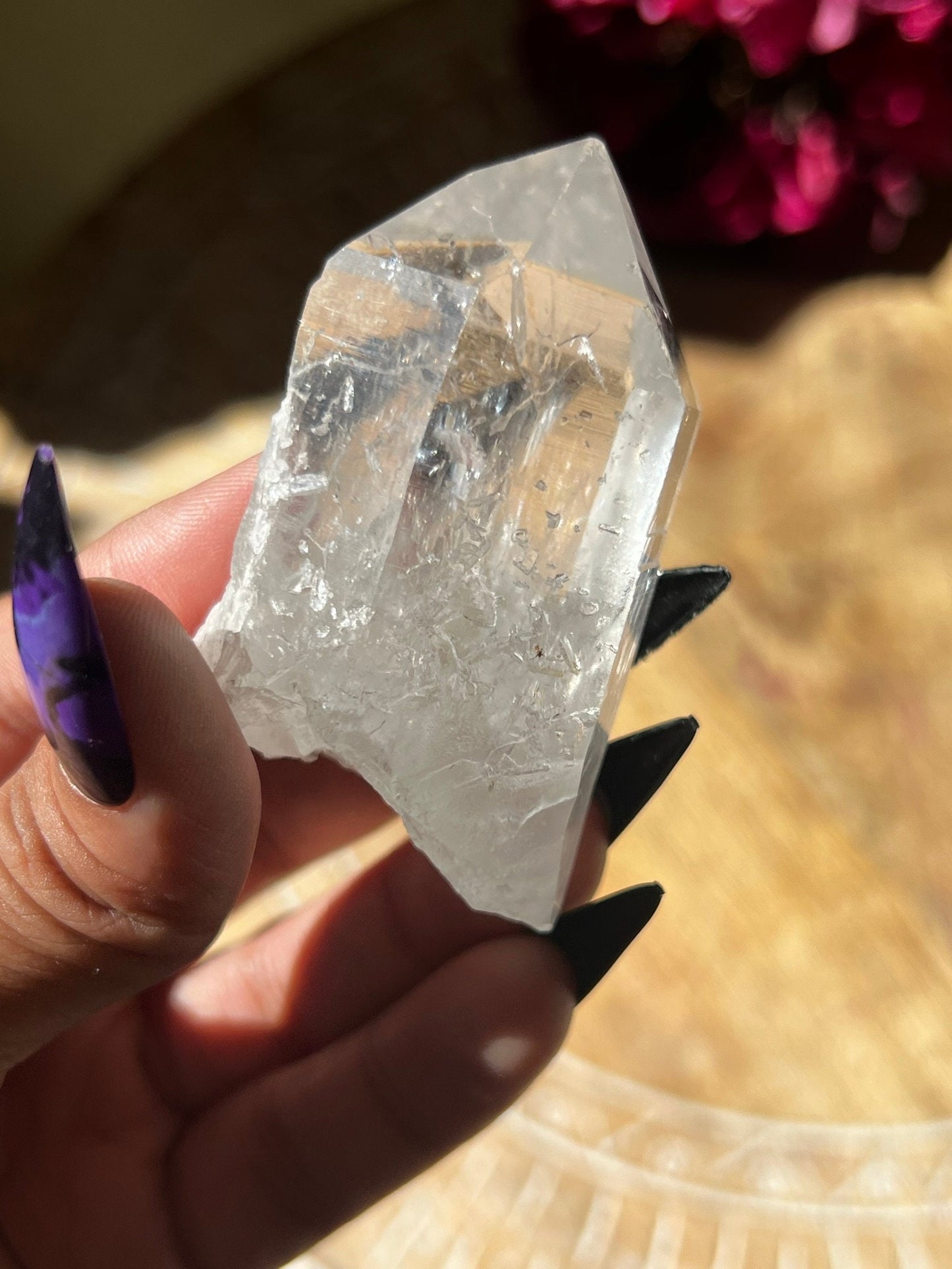 Lemurian Seed Quartz, Colombia Quartz, Record Keeper Quartz, Colombian Lemurian Seed Blade Of Light, Optical Colombian Quartz