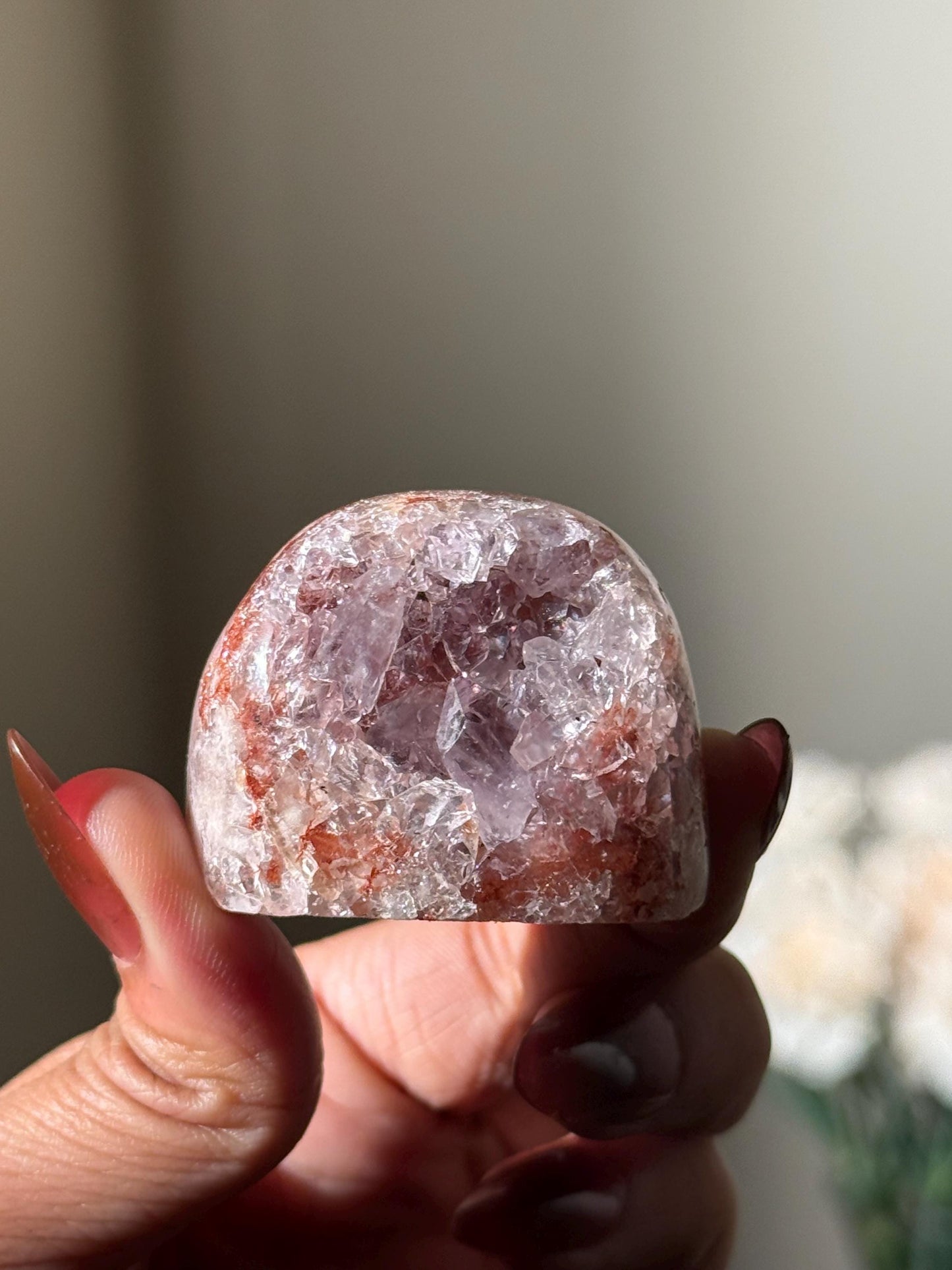 Mini Amethyst Free Form, Galaxy Amethyst, Pink Amethyst, Amethyst Geode Cut base, Crystals, Crystal Gift, Crystal MINIS