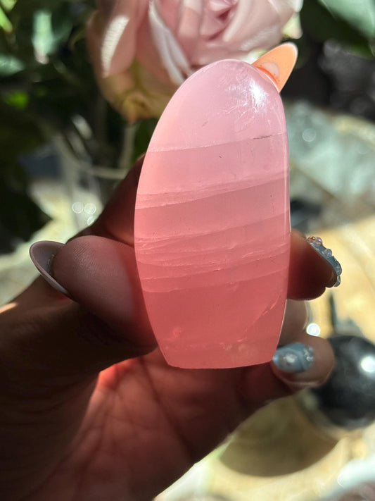 Mozambique Rose Quartz Free Form, Star Rose Quartz Gemstone, Heart Chakra Healing Crystal, Spiritual Gift, MINI