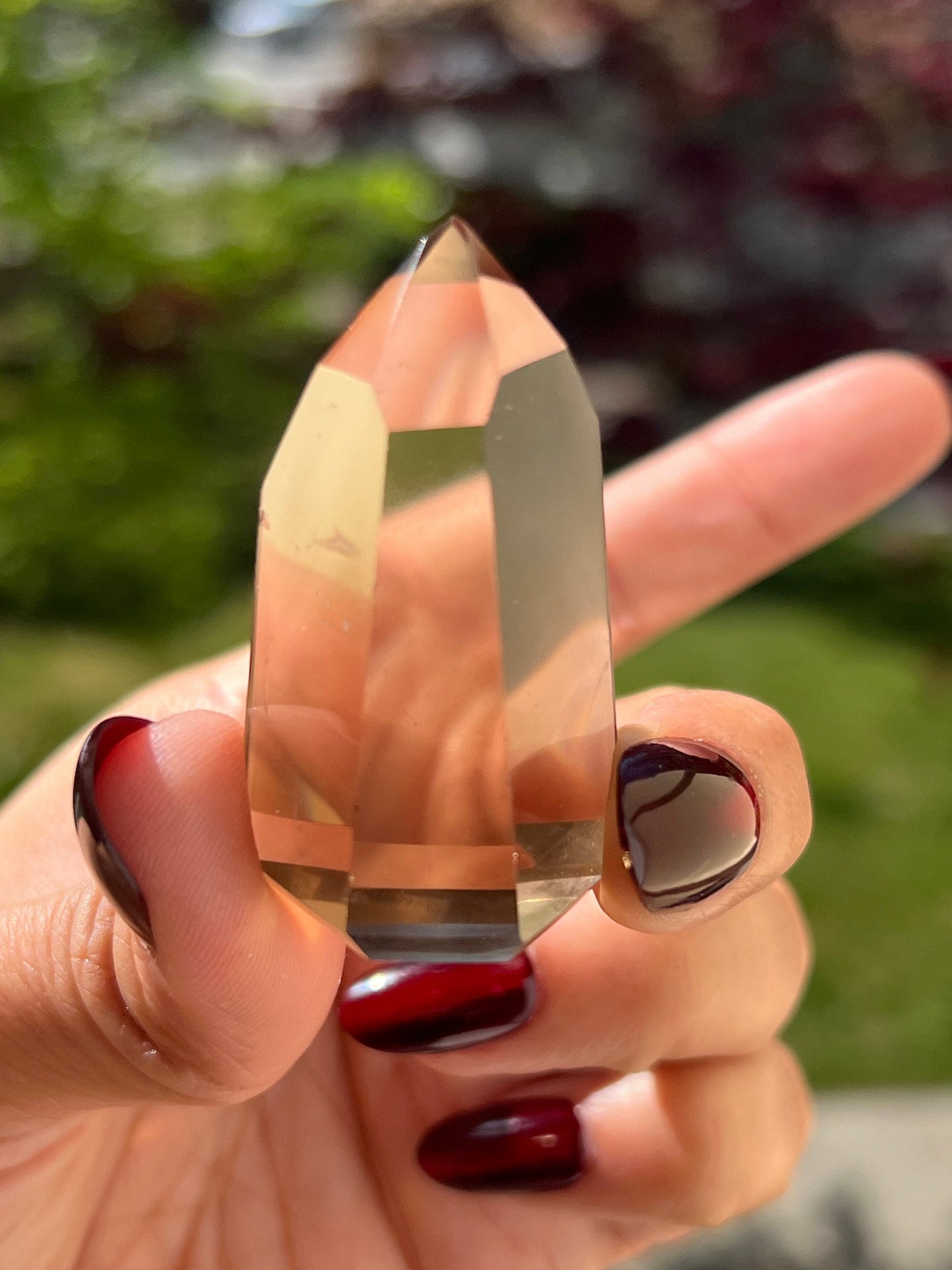 Smoky Citrine, Genuine Smoky Citrine Point From Brazil, Genuine Smoky Citrine, Authentic Citrine, Natural Citrine From Brazil, SMALL