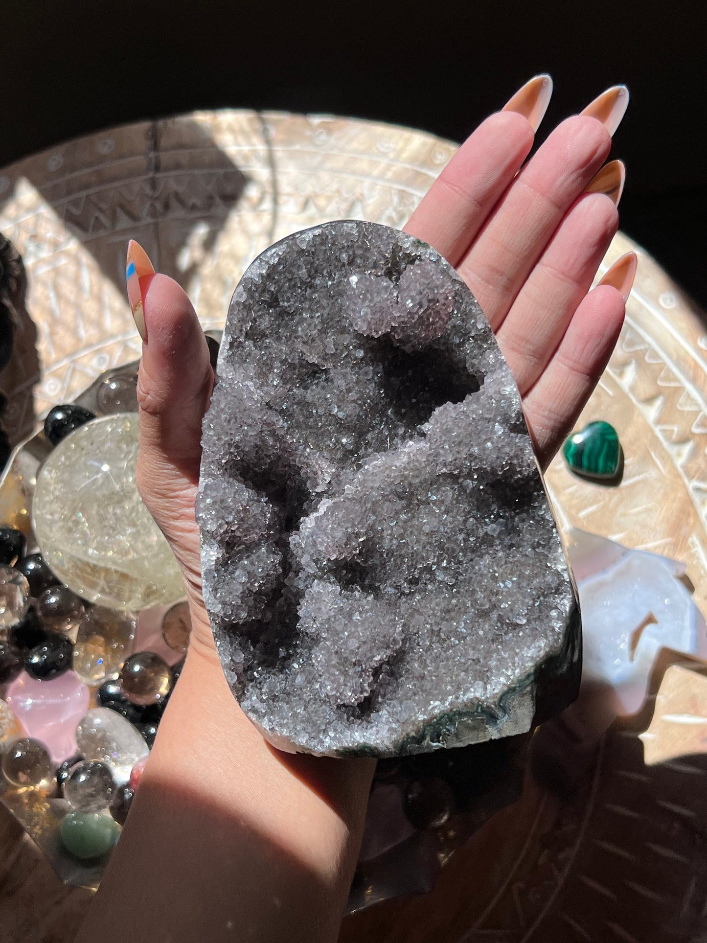 Sugar Druzy Amethyst, Amethyst From Uruguay,  Stalactite Amethyst, Sugar Druzy Amethyst, Cactus Amethyst, Crystals, Crystal Gifts