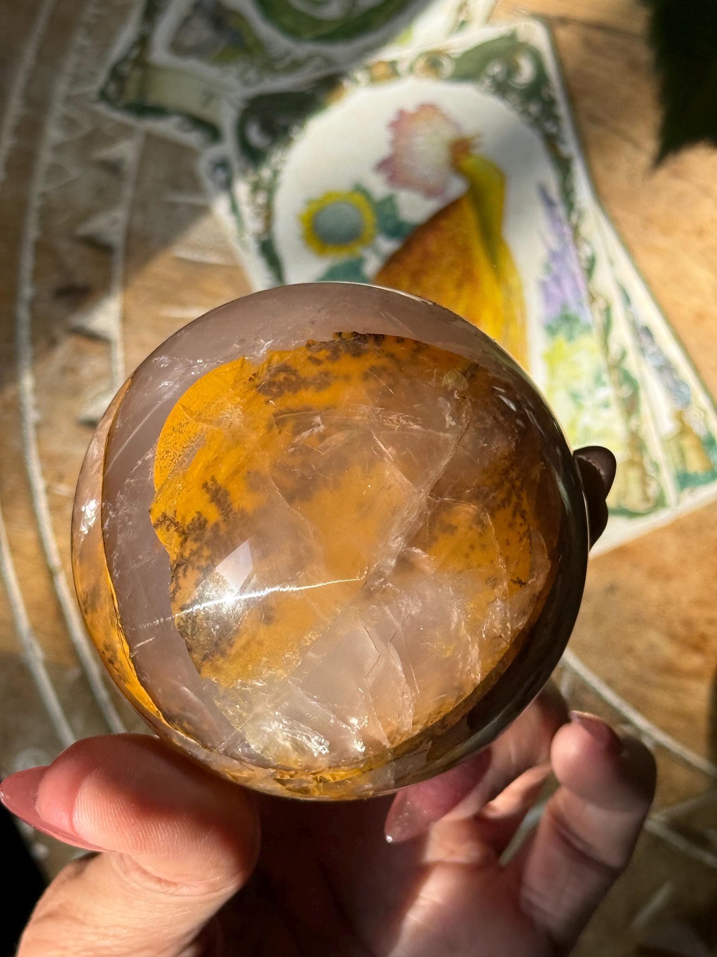 Dendritic Healer Quartz with Star Flash, Dendritic Quartz, Golden Healer Quartz, Healing Crystals, Crystal Gifts, Star Flash Golden Healer,