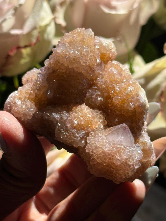 Spirit Quartz, Cactus Quartz Crystal, Amethyst Cluster, Pink Amethyst, Crystal Raw Specimen, Raw Crystal Specimens, Crystal Gifts,