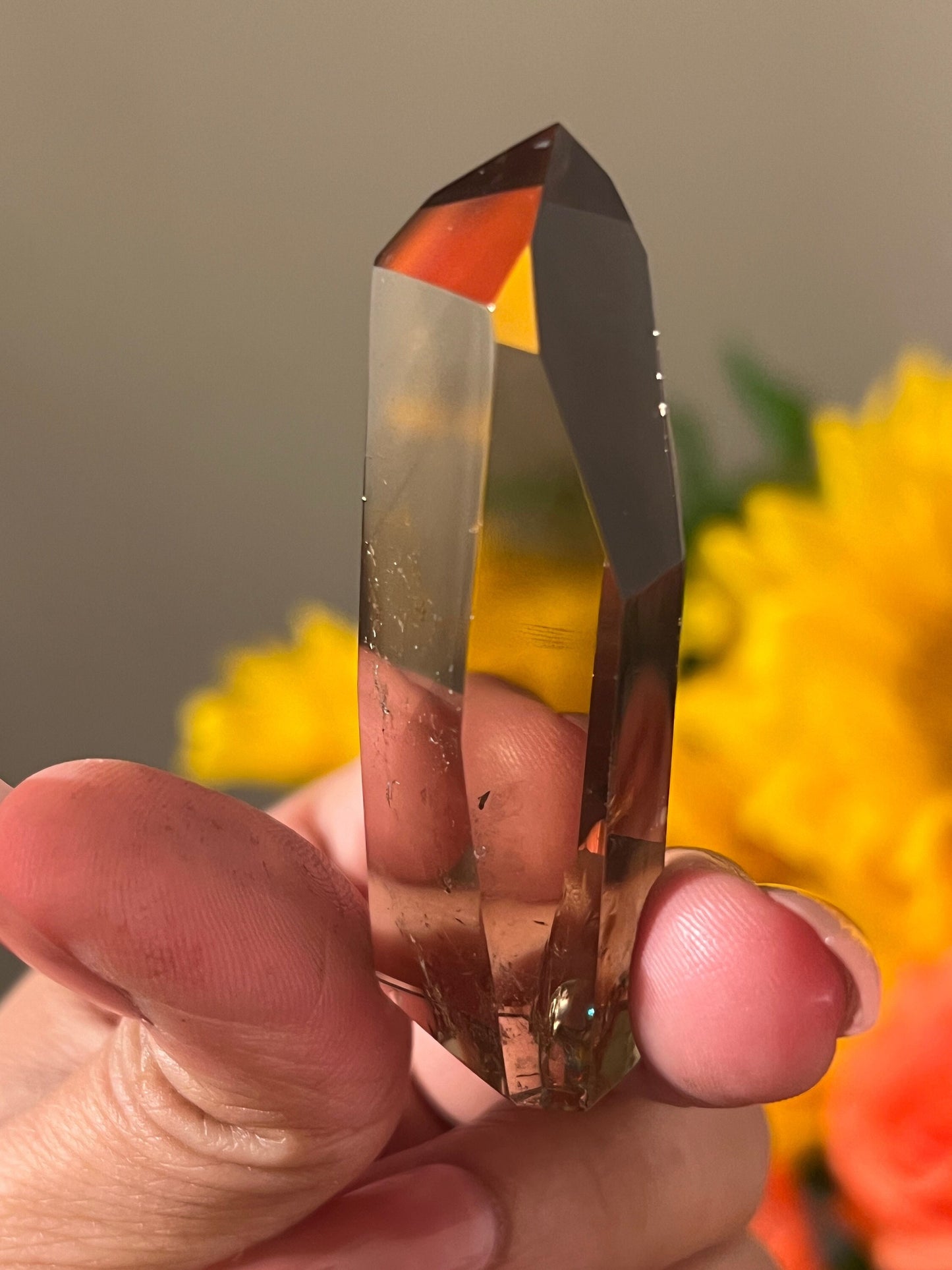 Authentic Citrine From Brazil, Smoky Citrine, Natural Citrine, Citrine, Genuine Smoky Citrine, Crystal Gifts, Metaphysical Gifts,