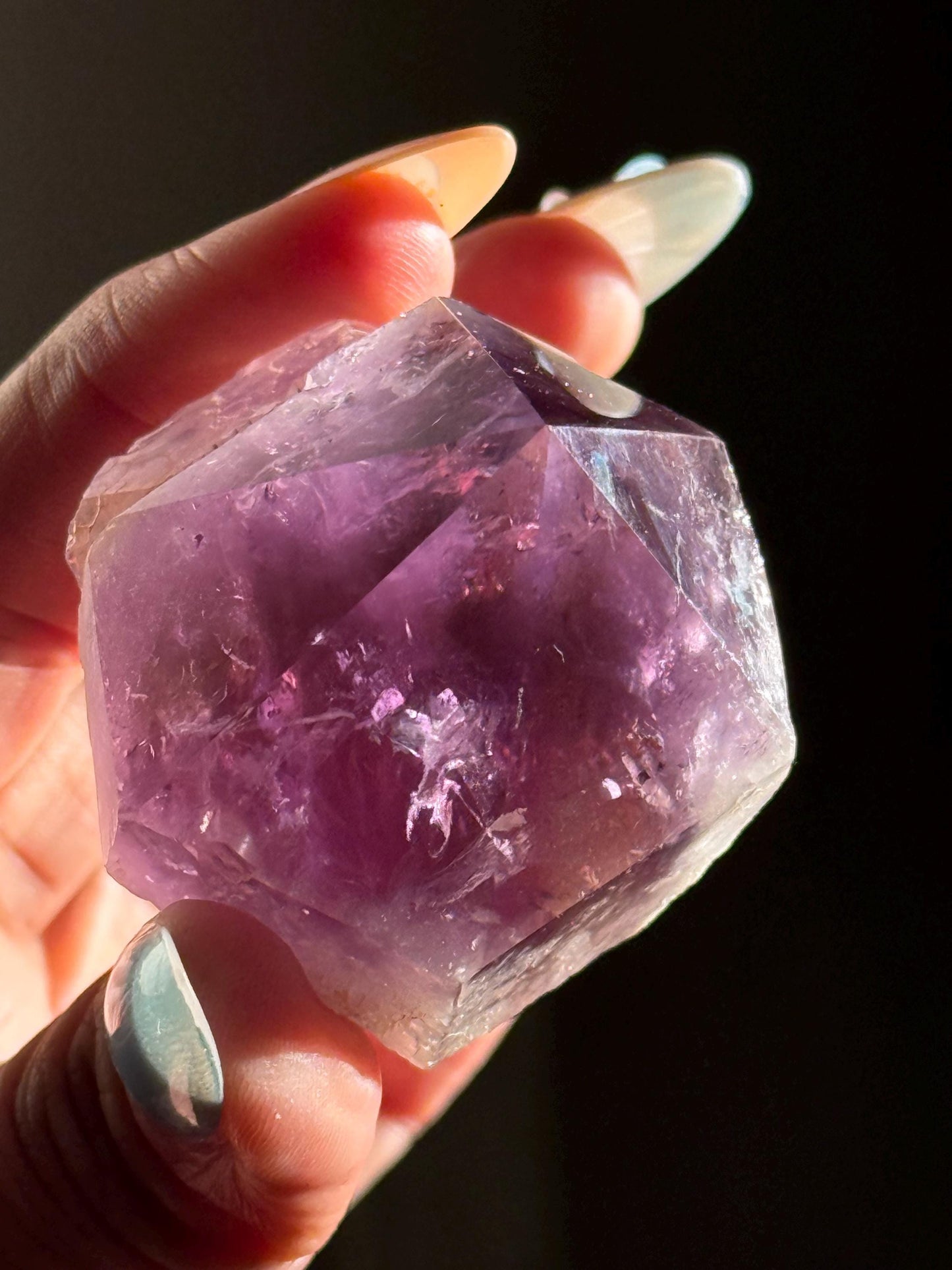 Amethyst Cut Base, Polished Amethyst Rough Points, Dark Purple Amethyst, Rough Amethyst, Amethyst Points, Crystal Gifts, MINI Size
