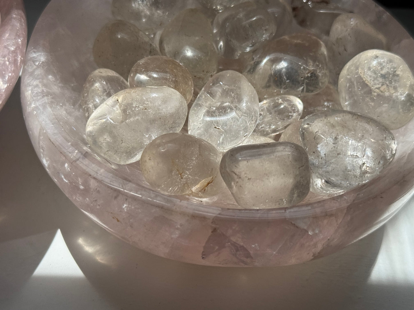 Clear Quartz Tumble, Natural Clear Quartz