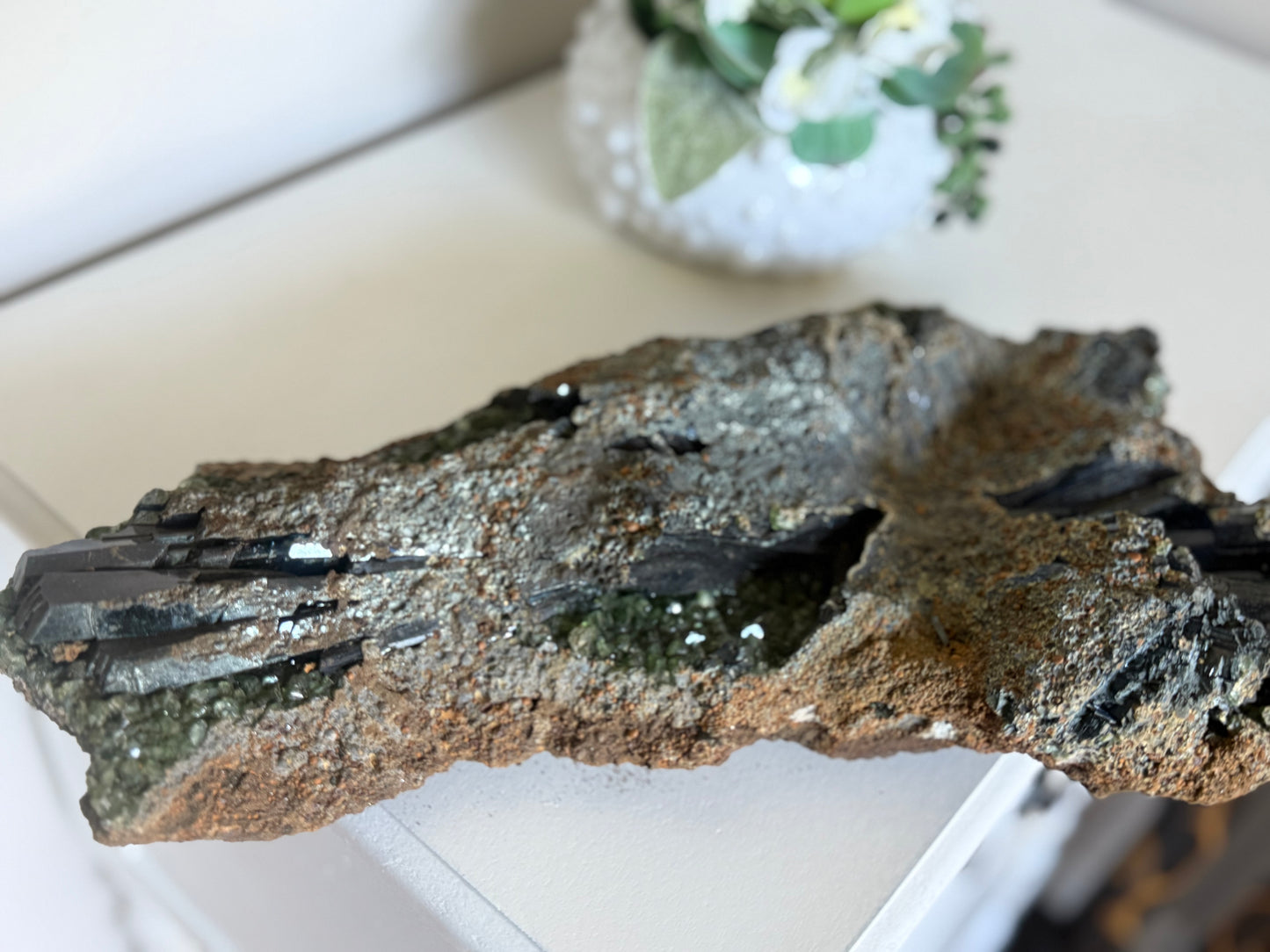 Extra Large Vivianite – Unique Natural Crystal, Vivianite, Ludlamite, Fossils and Minerals