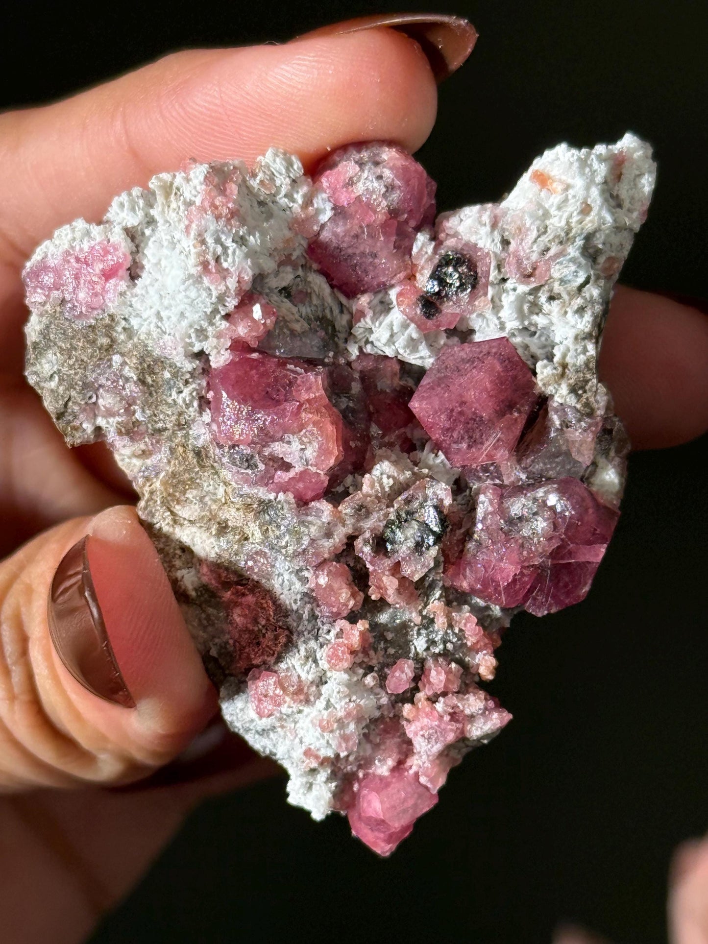 Raspberry Garnet, Grossular Garnet, Raspberry Garnet from Coahuila, Mexico, Raw Mineral Specimen, Garnet, Garnet Raw Stone, Crystal Gifts