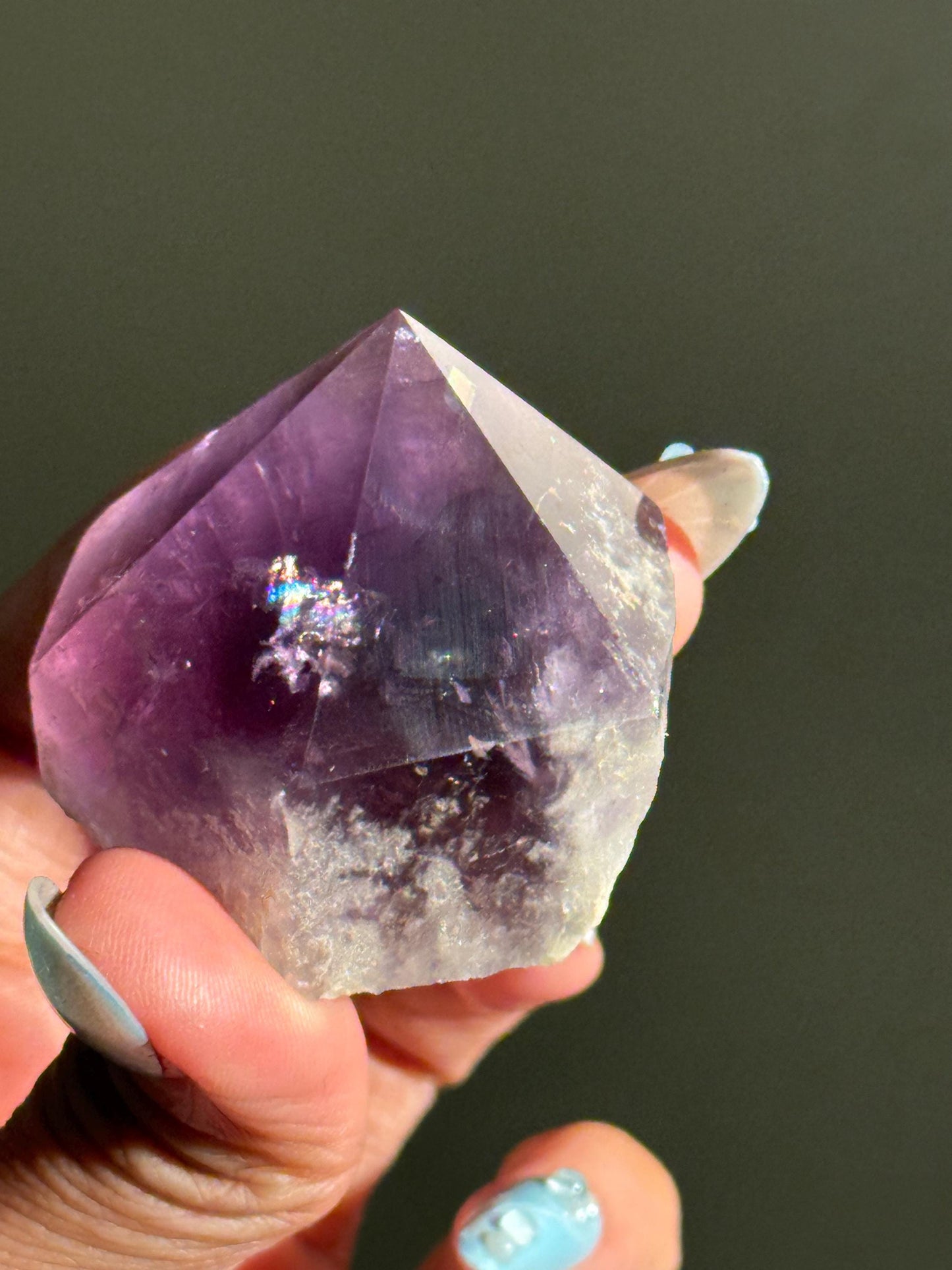 Amethyst Cut Base, Polished Amethyst Rough Points, Dark Purple Amethyst, Rough Amethyst, Amethyst Points, Crystal Gifts, MINI Size
