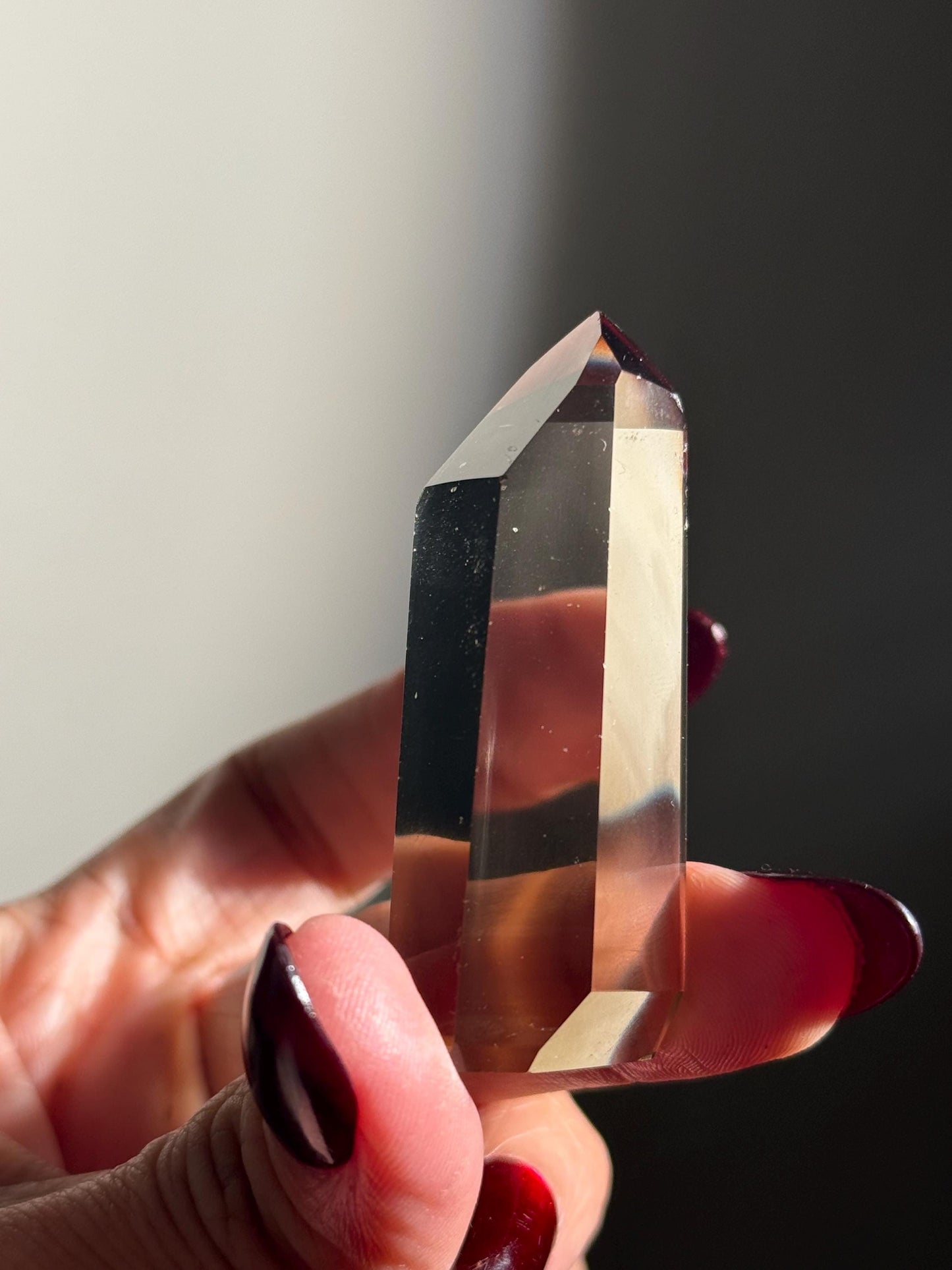 Smoky Citrine, Genuine Smoky Citrine Point From Brazil, Genuine Smoky Citrine, Authentic Citrine, Natural Citrine From Brazil, SMALL