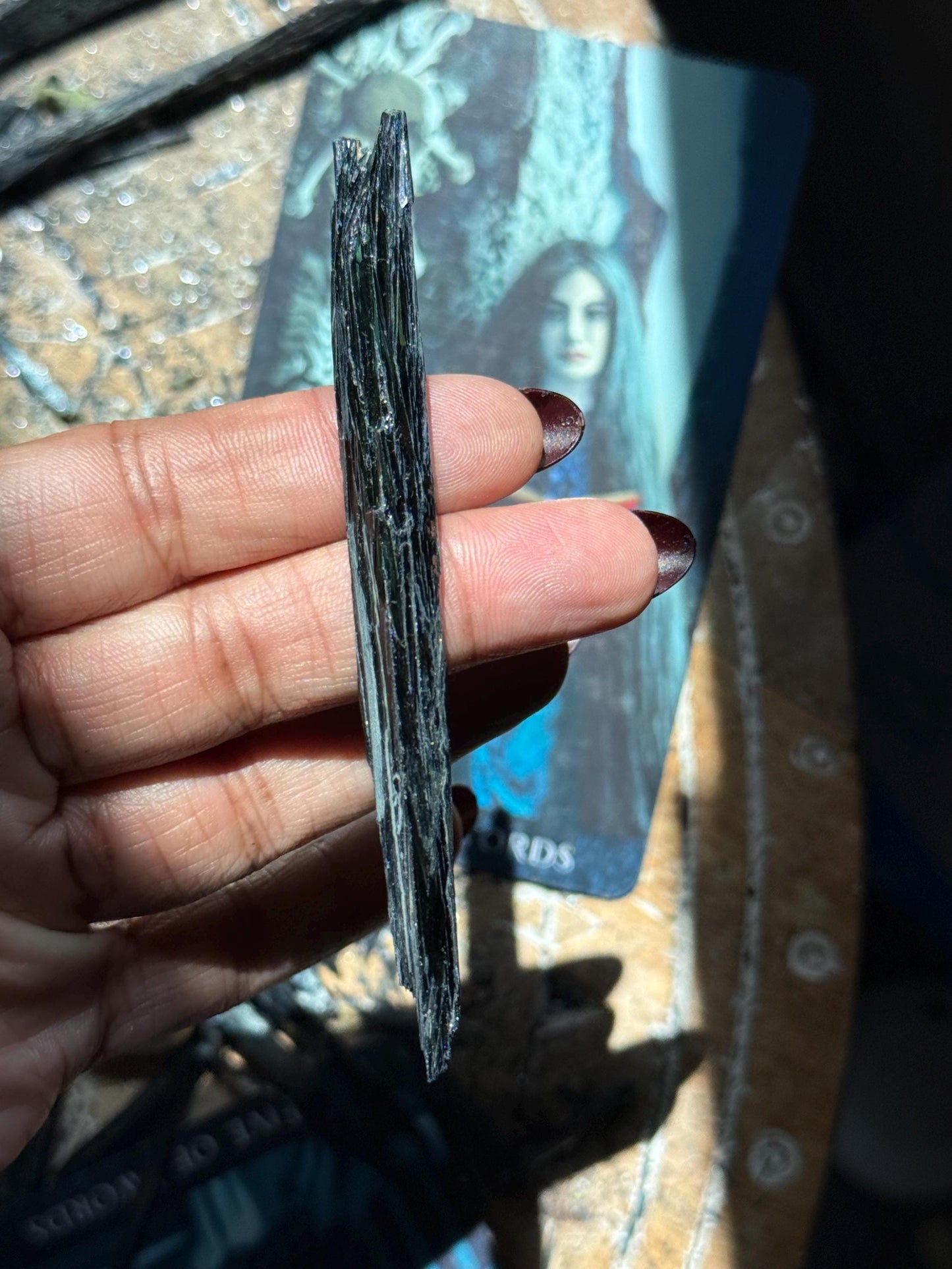 Vivianite, Raw Vivianite Specimen, Collectible minerals, Vivianite Crystals, Raw Specimen, Fossils, Blue Vivianite,