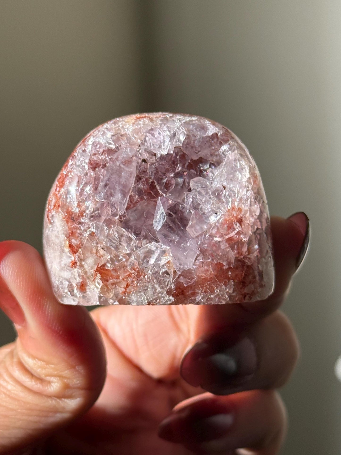 Mini Amethyst Free Form, Galaxy Amethyst, Pink Amethyst, Amethyst Geode Cut base, Crystals, Crystal Gift, Crystal MINIS