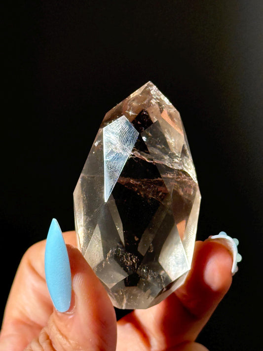 Faceted Smoky Quartz, Smoky Quartz Filled With Rainbows, Faceted Crystal Quartz, Smoky Quartz, Crystal Gifts, Rainbow Quartz, Small