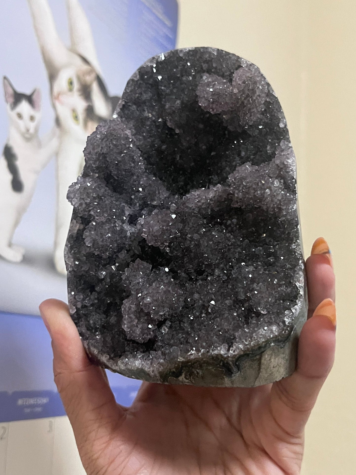 Sugar Druzy Amethyst, Amethyst From Uruguay,  Stalactite Amethyst, Sugar Druzy Amethyst, Cactus Amethyst, Crystals, Crystal Gifts