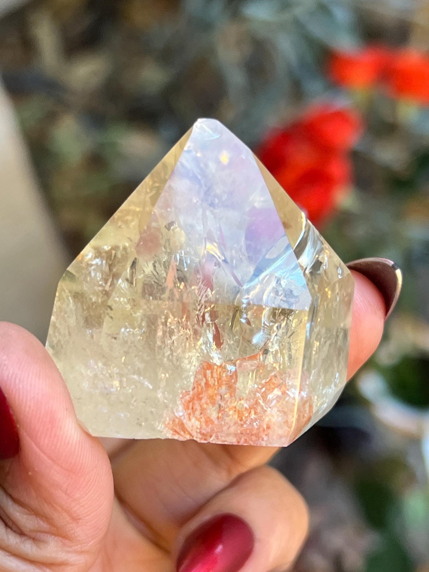 Authentic Citrine From Brazil, Citrine, Natural Non Heated Citrine, Citrine Generator Obelisk, Crystal For Wealth & Abundance