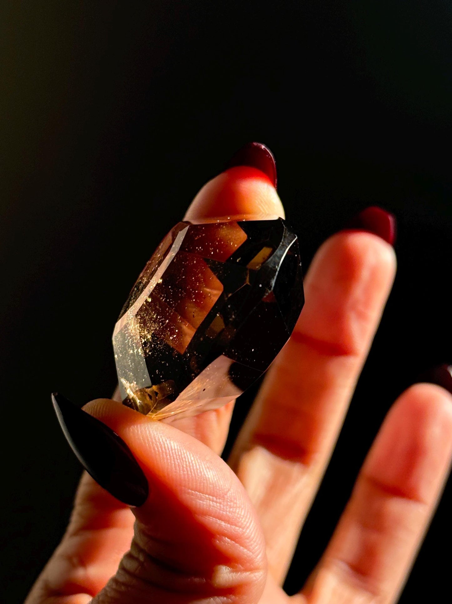 Faceted Smoky Quartz Heart, Smoky Quartz Heart, Highest Quality Quartz, Faceted Crystals, Faceted Smoky Quartz, Crystal Gifts,