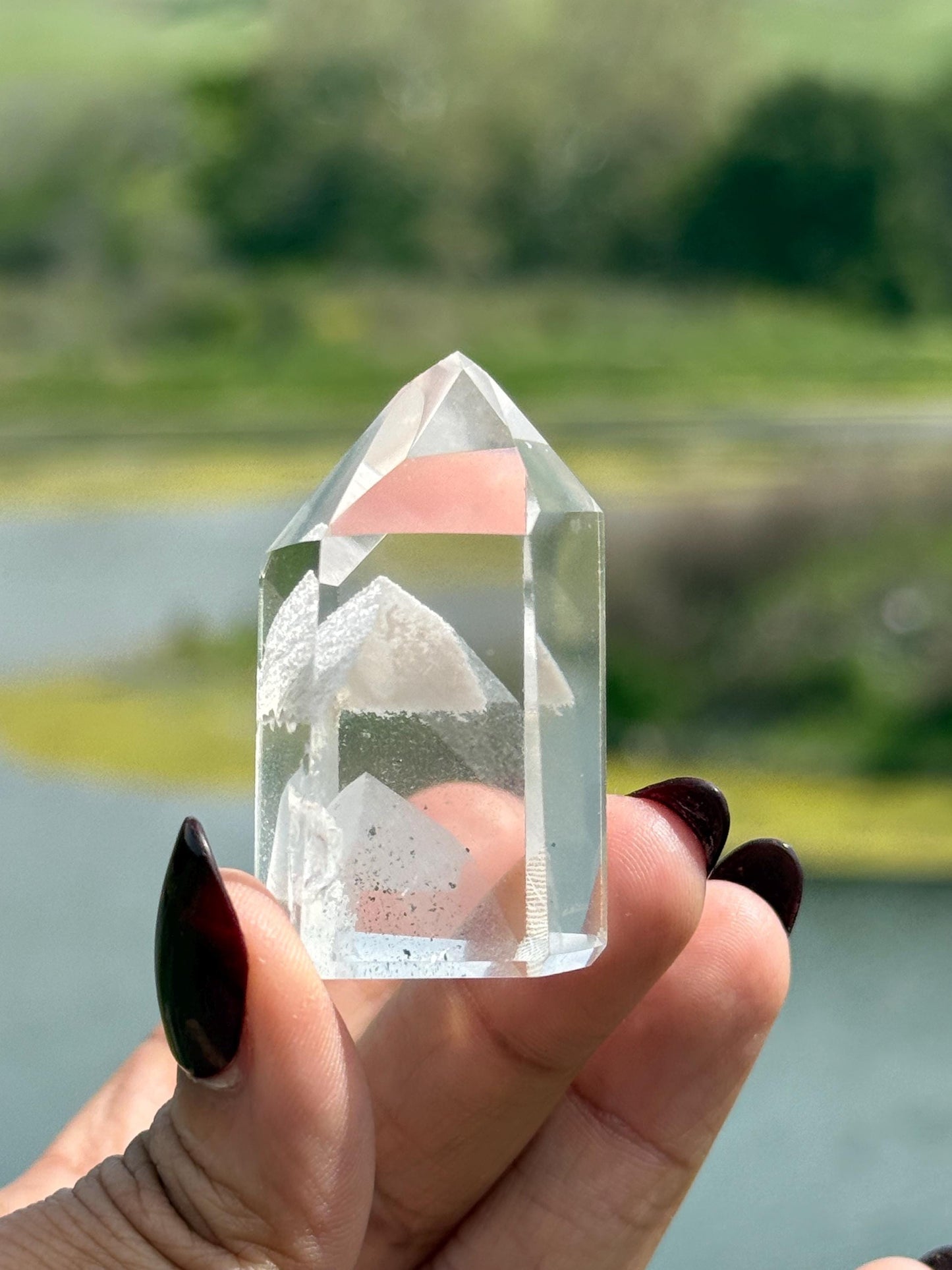 Mountain Phantom Quartz, Double Mountain Phantom, Lemurian Quartz, Lemurian Seed Quartz, Lodolite Quartz, Crystals, Phantom Quartz,