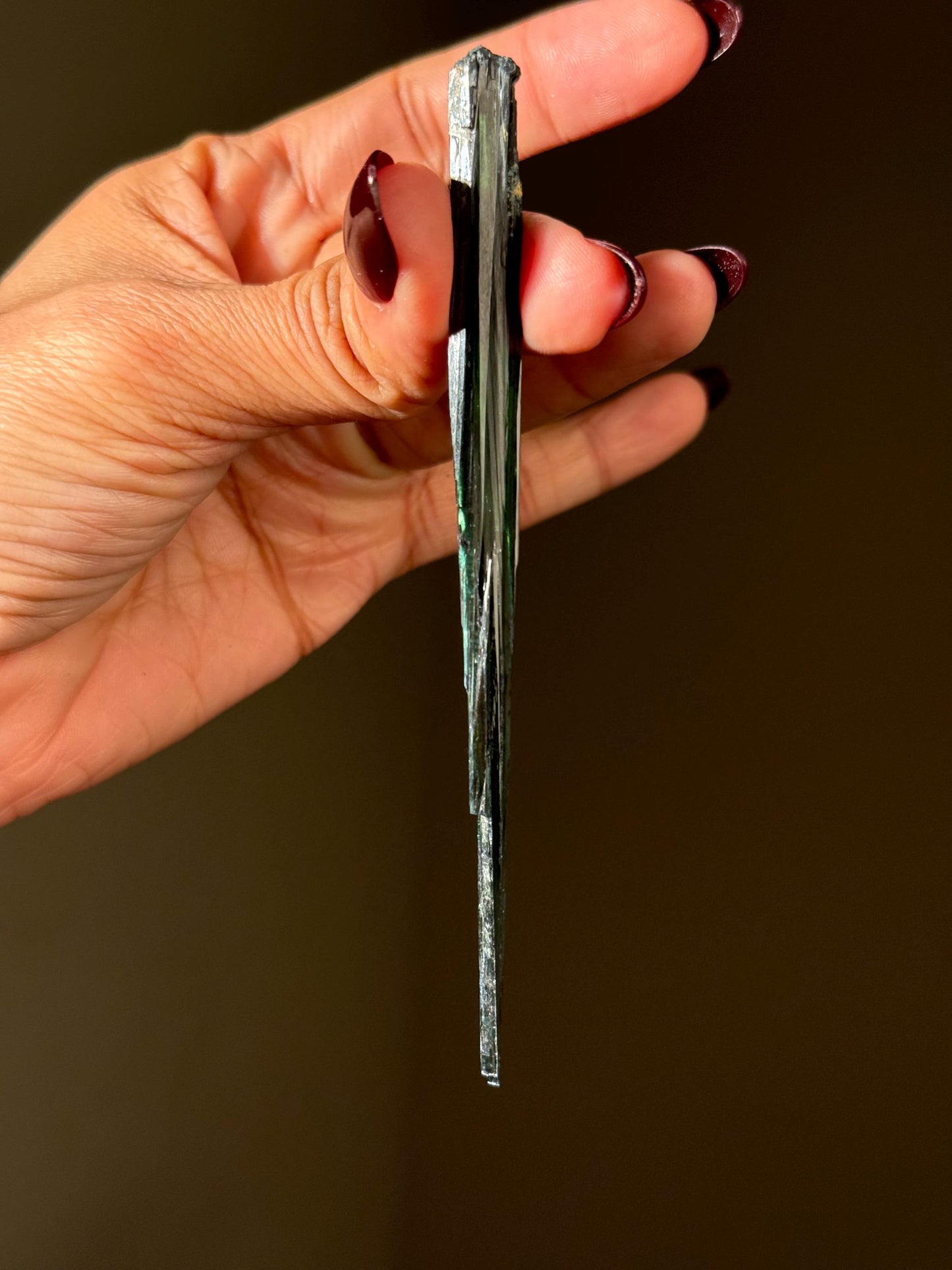 Vivianite, Raw Vivianite Specimen, Collectible minerals, Vivianite Crystals, Raw Specimen, Fossils, Blue Vivianite,