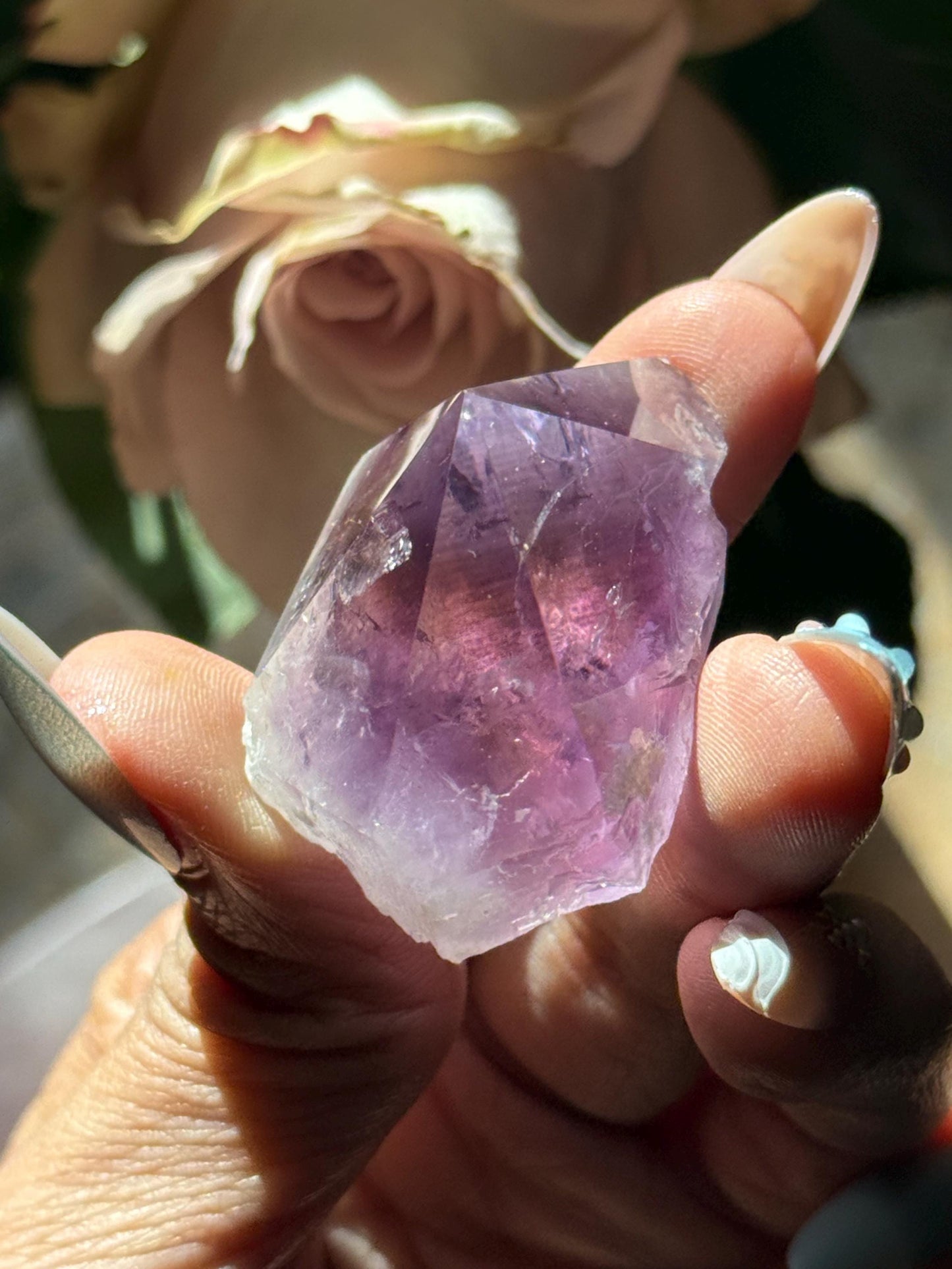 Amethyst Cut Base, Polished Amethyst Rough Points, Dark Purple Amethyst, Rough Amethyst, Amethyst Points, Crystal Gifts, MINI Size