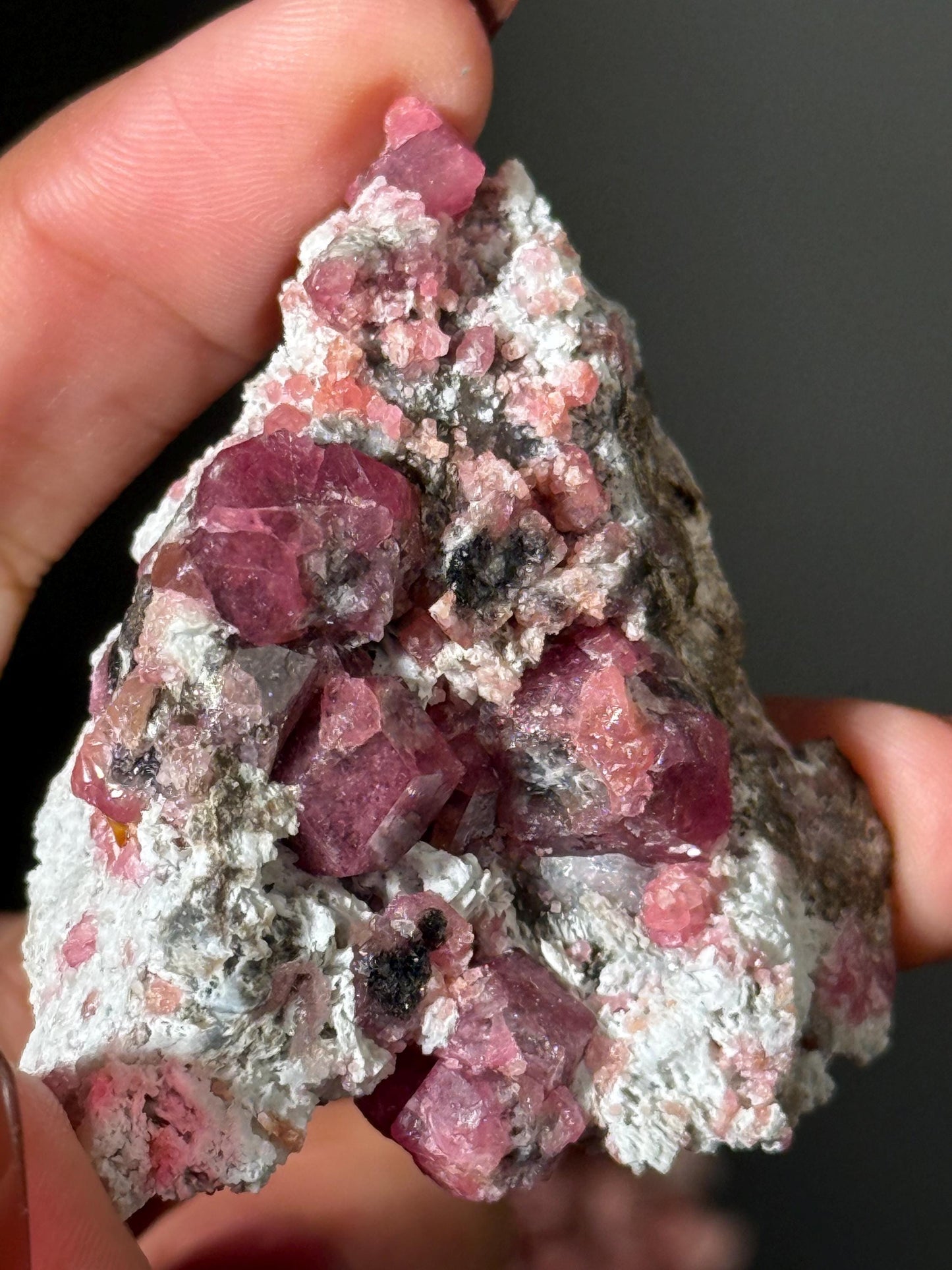 Raspberry Garnet, Grossular Garnet, Raspberry Garnet from Coahuila, Mexico, Raw Mineral Specimen, Garnet, Garnet Raw Stone, Crystal Gifts
