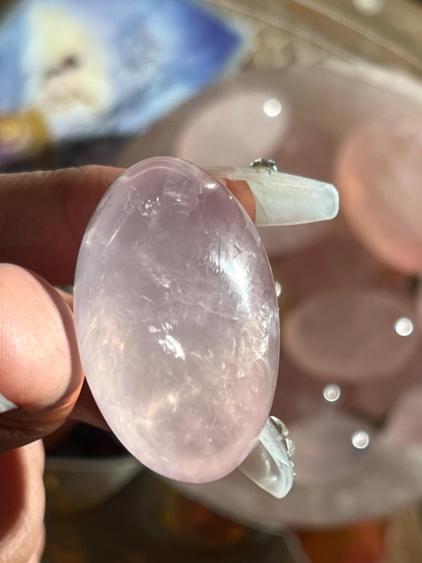 Small Star Rose Quartz Lingam, Star Rose Quartz, Pink quartz, Shiva Lingam, Crystal Shiva Lingam, Healing Crystals, Crystal Gifts,
