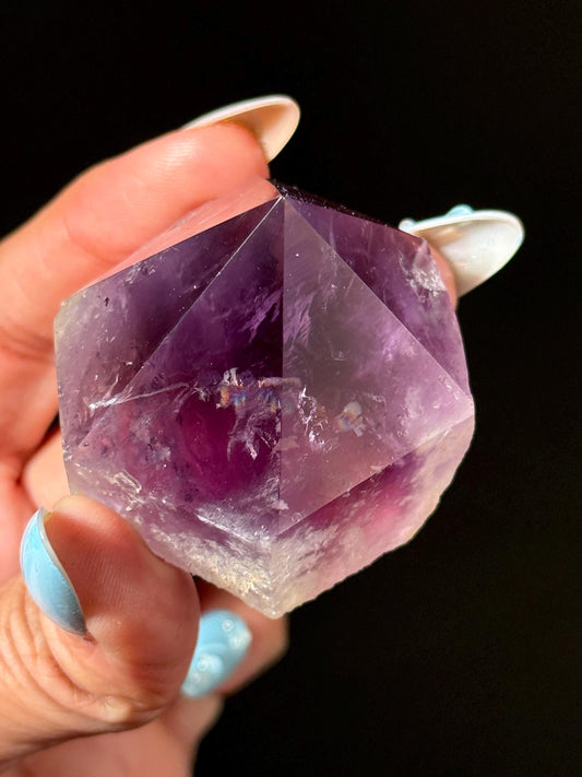 Amethyst Cut Base, Polished Amethyst Rough Points, Dark Purple Amethyst, Rough Amethyst, Amethyst Points, Crystal Gifts, MINI Size