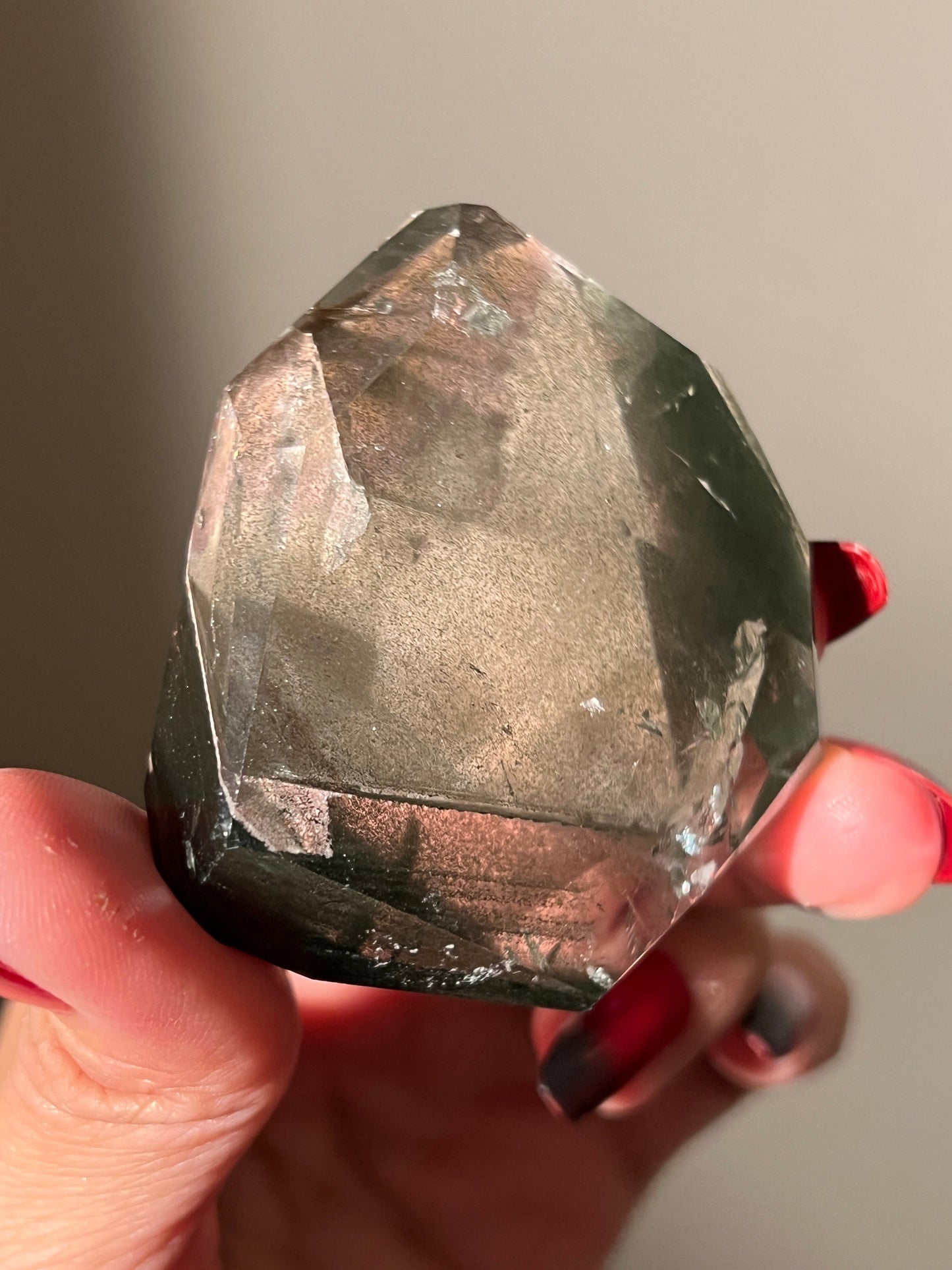 Garden Quartz free form, unique garden Quartz, garden Quartz, lodolite,