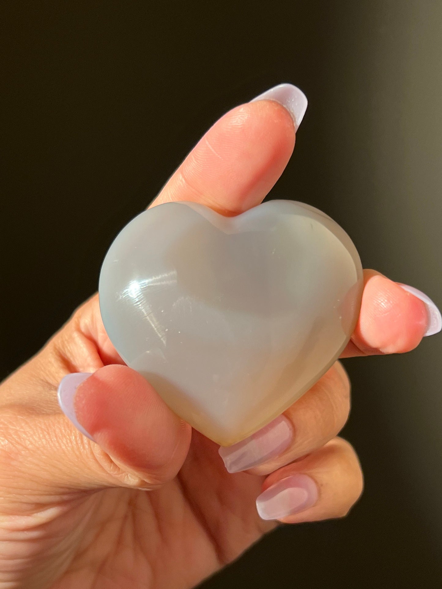 Dendritic Agate Heart, Dendritic Agate, Dendrite, Crystal Hearts, Blue agate Heart, Crystal Gifts, Metaphysical Gifts,