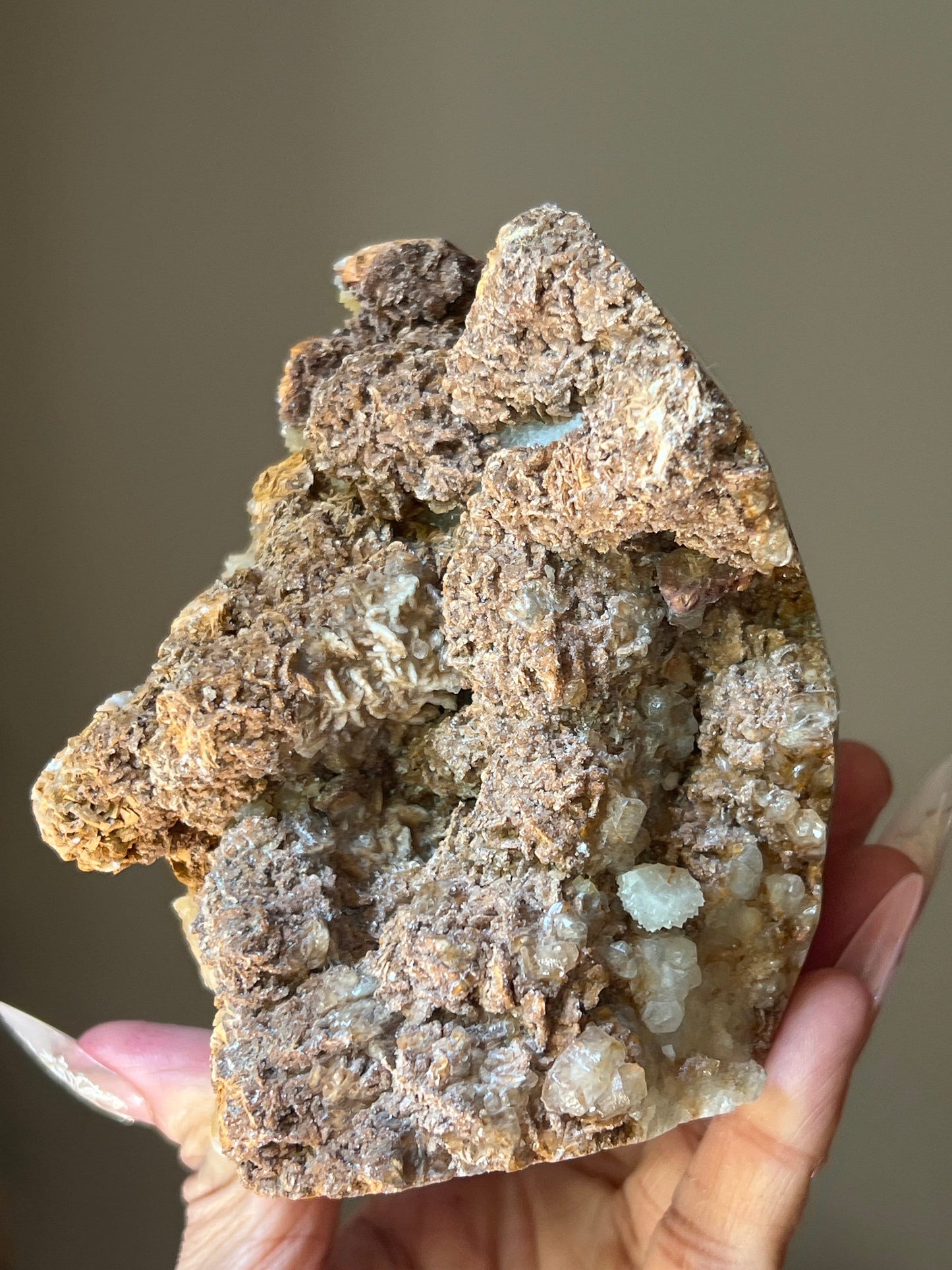 Druzy Caribbean Calcite Skull, Blue Aragonite Skull -Metaphysical gifts