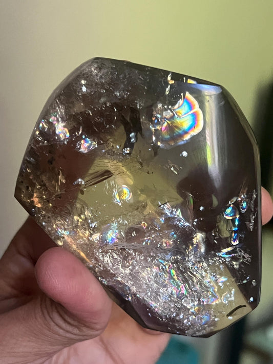 High Quality Smoky Quartz, Faceted Smoky Quartz, Smoky Quartz Crystal, Smoky Quartz Free Form, Rainbow Smoky Quartz Free Form