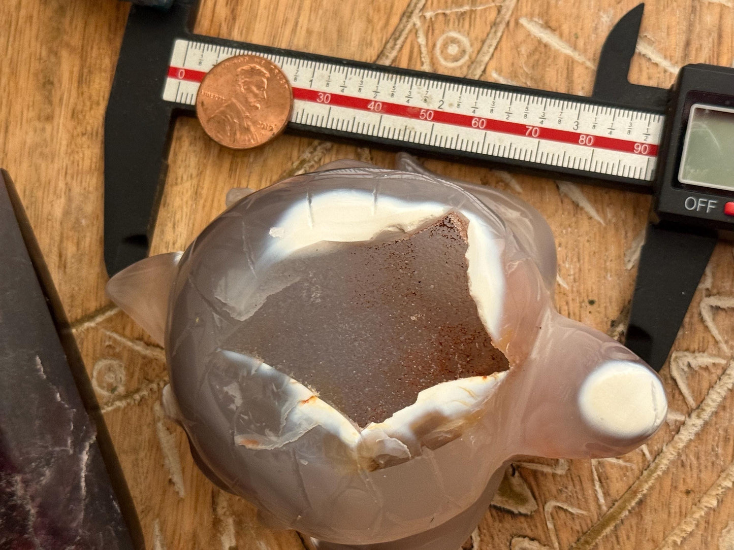 Druzy Agate Crystal Turtle, Druzy Agate Turtle, Turtle Carving, Good Luck Charm, Turtle Totem,  Metaphysical Gifts, Small Size