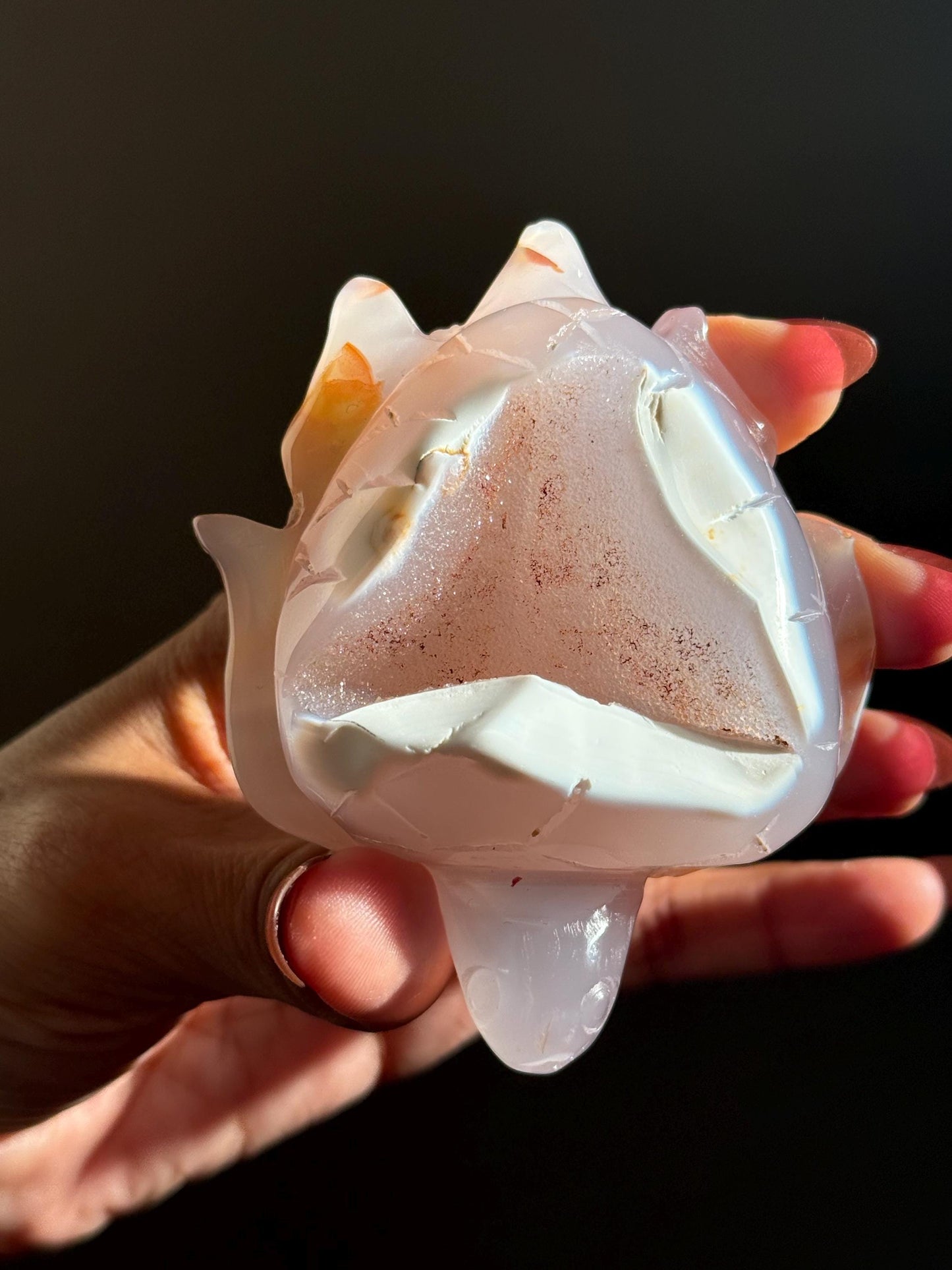 Druzy Agate Turtle, Orca Agate Turtle Carving, Turtle Spirit Animal, Crystal Gifts, Turtle Crystal Carving, Gift for Crystal Lovers