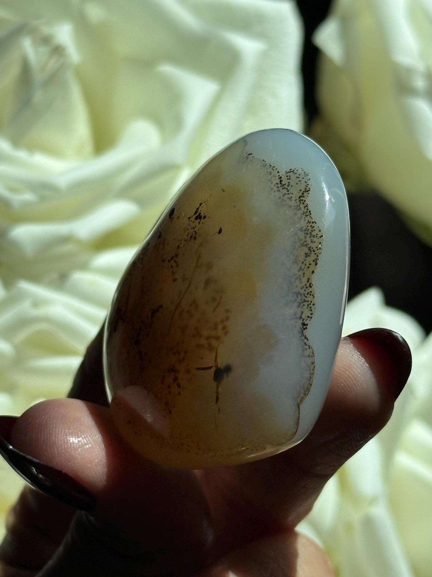 Dendritic Agate Heart, Dendritic Agate, Dendrite, Crystal Hearts, Blue agate Heart, Crystal Gifts, Metaphysical Gifts,