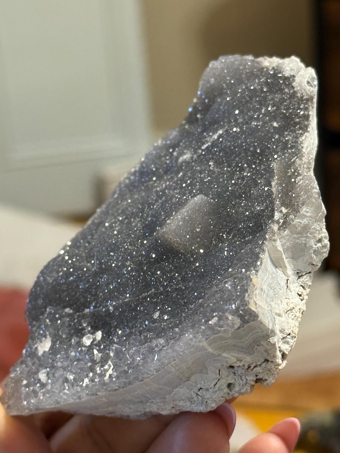 Black Amethyst Zeolight, Black Amethyst, Sugar Druzy Amethyst, Druzy Black Amethyst, Amethyst,