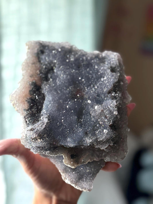 Sparkly Blue Zeolight, Druzy Blue Amethyst, Blue Amethyst Zeolight, Crystals Gift, Blue Amethyst, Crystal Gifts