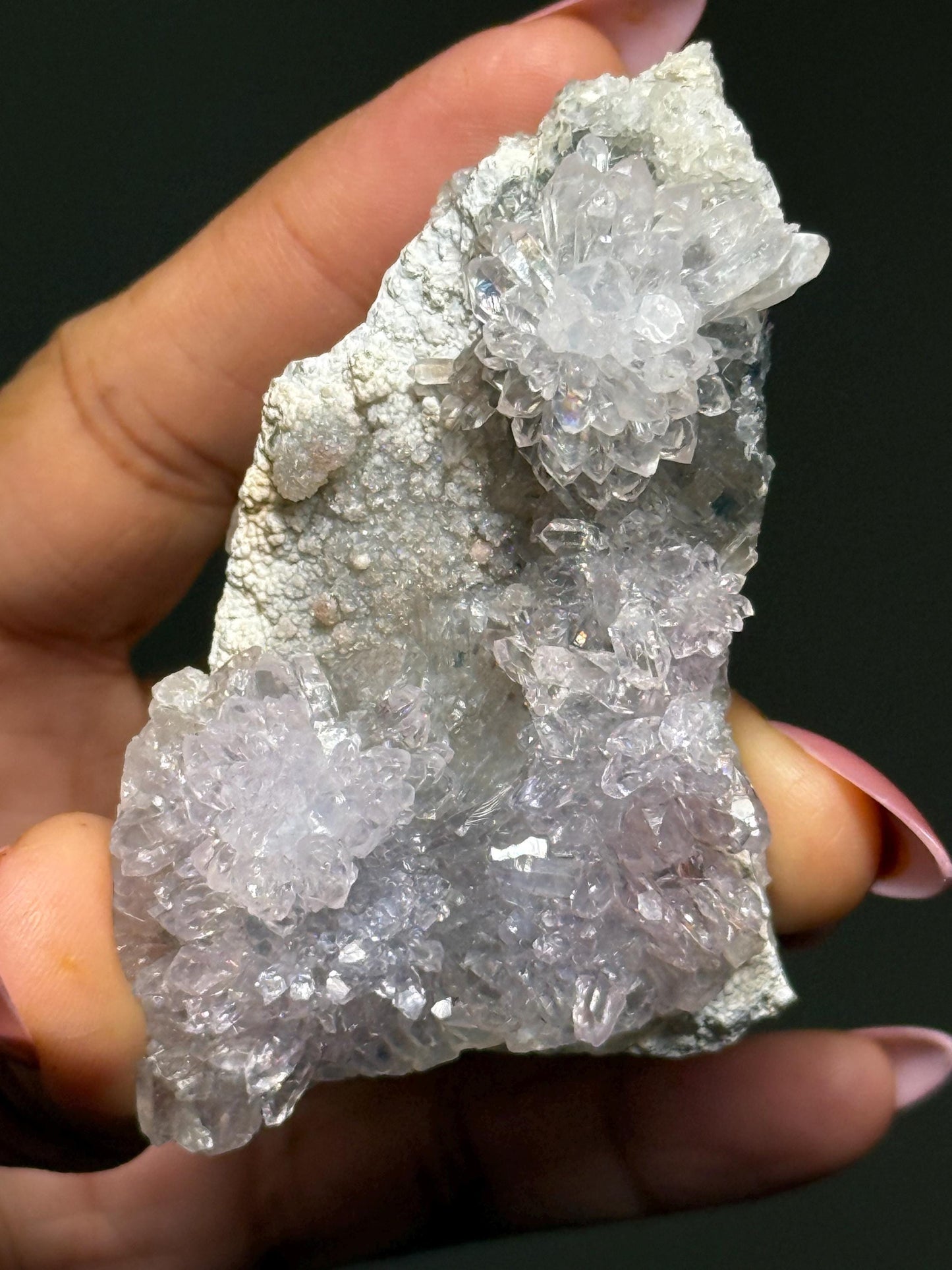 Flower Amethyst Zeolight, Amethyst Geode Cluster, Natural Raw Ameythst, Amethyst Flower, Zeolight Raw Crystal Mineral, Crystal Gifts, Fossil