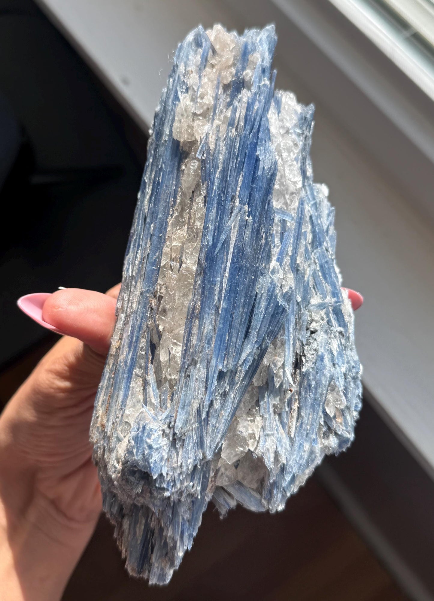 Brazilian Kyanite and Quartz Combo, Kyanite With Quartz, Kyanite, Raw Crystals, Raw Minerals, Fossils, Crystal Gifts,