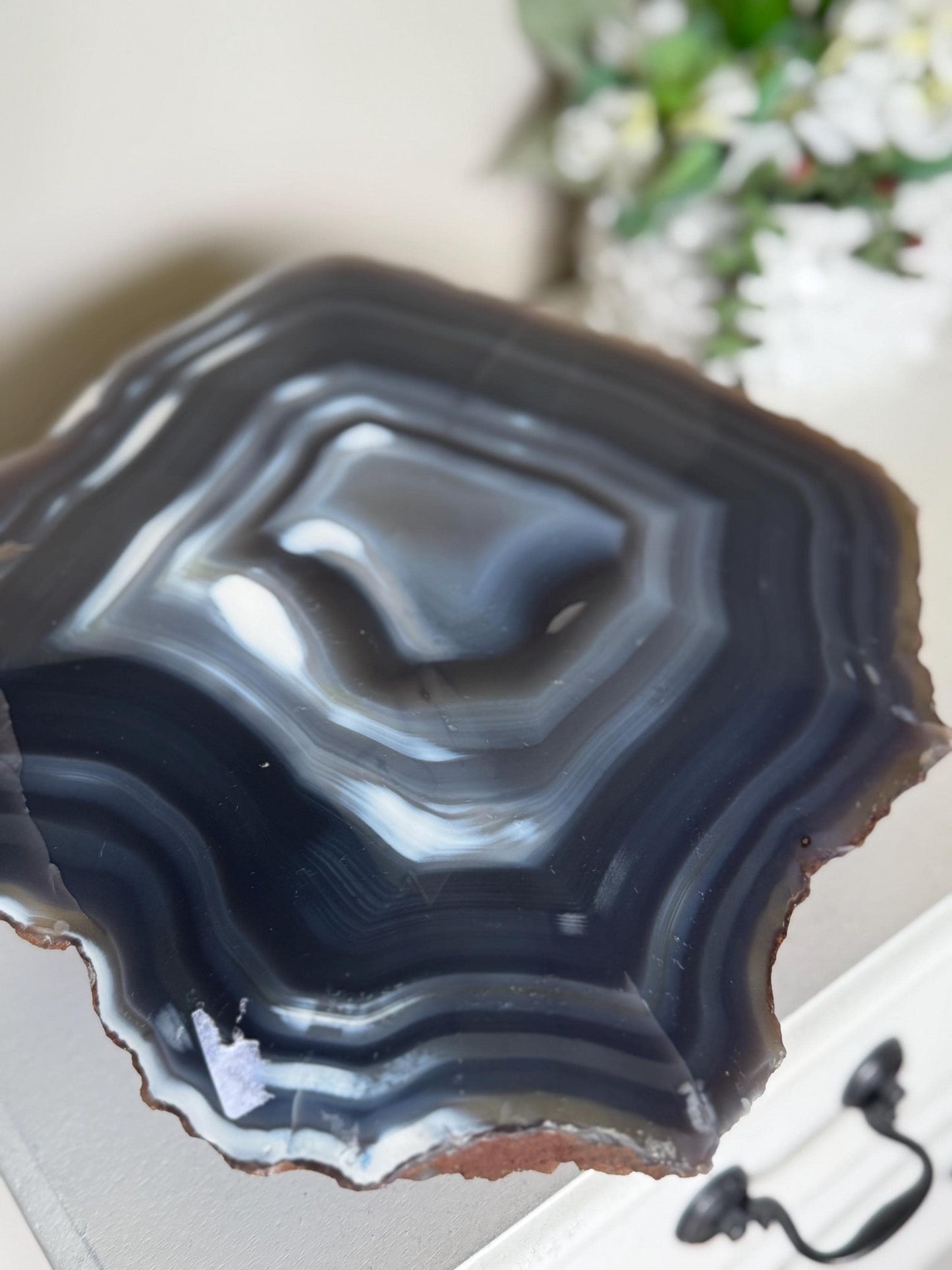 16lb Blue Agate Free Form, Extra Large Crystals, Blue Agate, Crystal Statement Piece, Home Decor,  Blue Agate From Brazil, Crystals Gifts