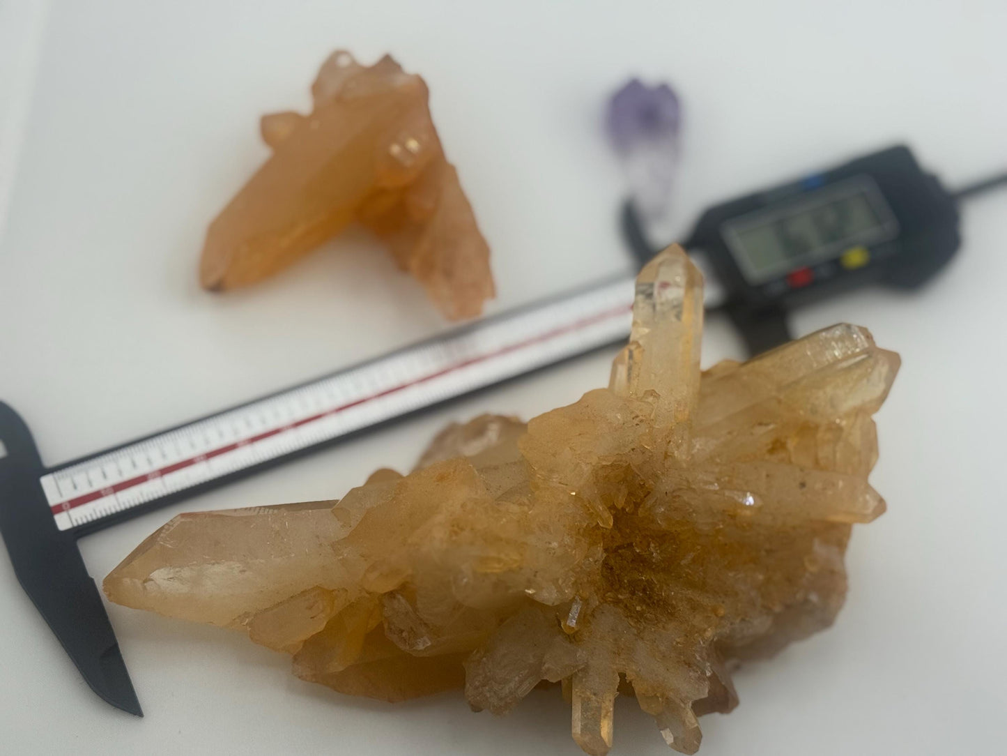 Tangerine Quartz Cluster, Tangerine Quartz From Brazil, Authentic Quartz, Natural Raw Quartz Cluster, Crystal Gifts, Medium