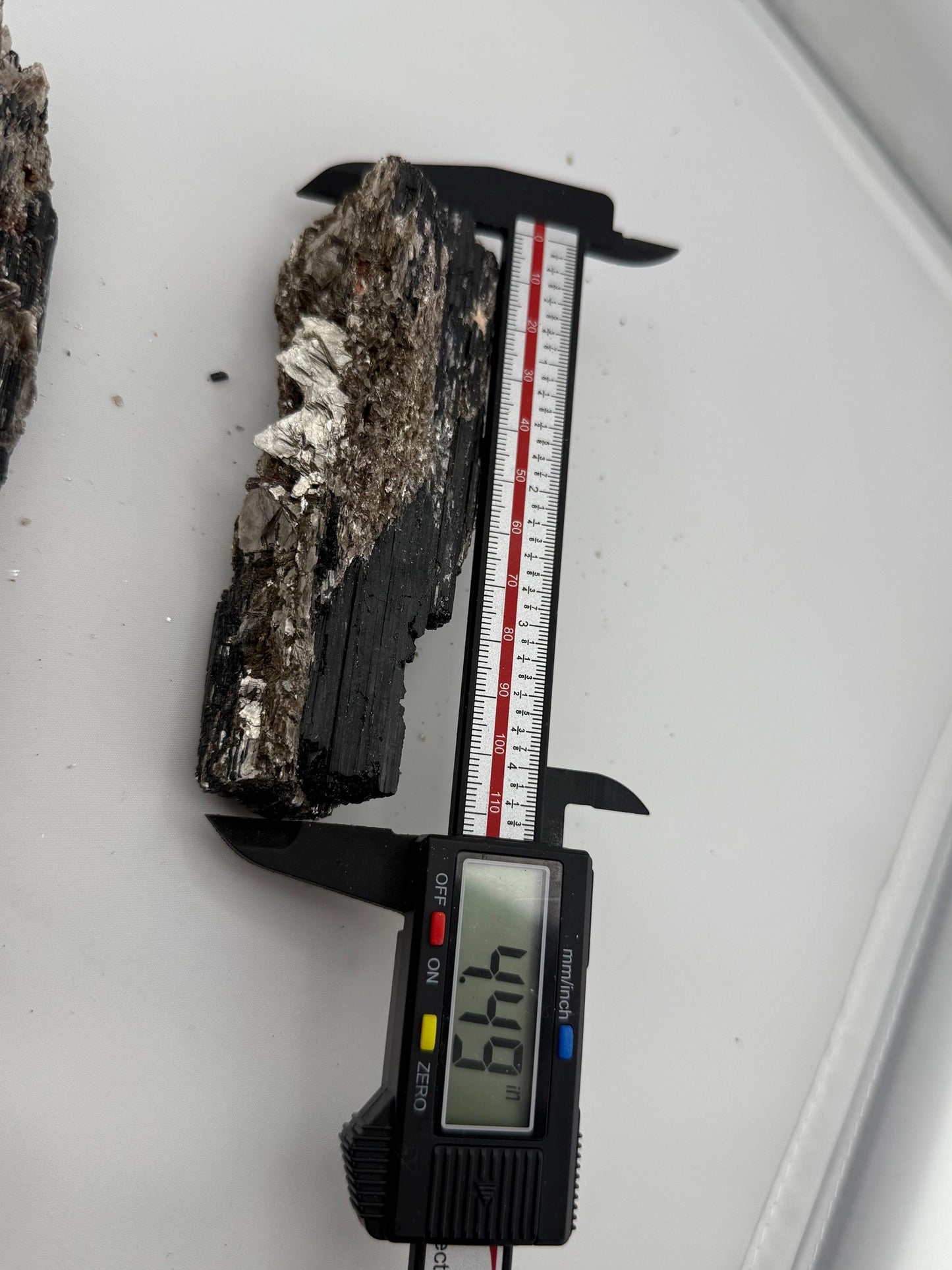 Black Tourmaline with Mica, Raw Black Tourmaline, Tourmaline mineral, Raw Crystal Specimen, Crystal Gifts, Home Decor