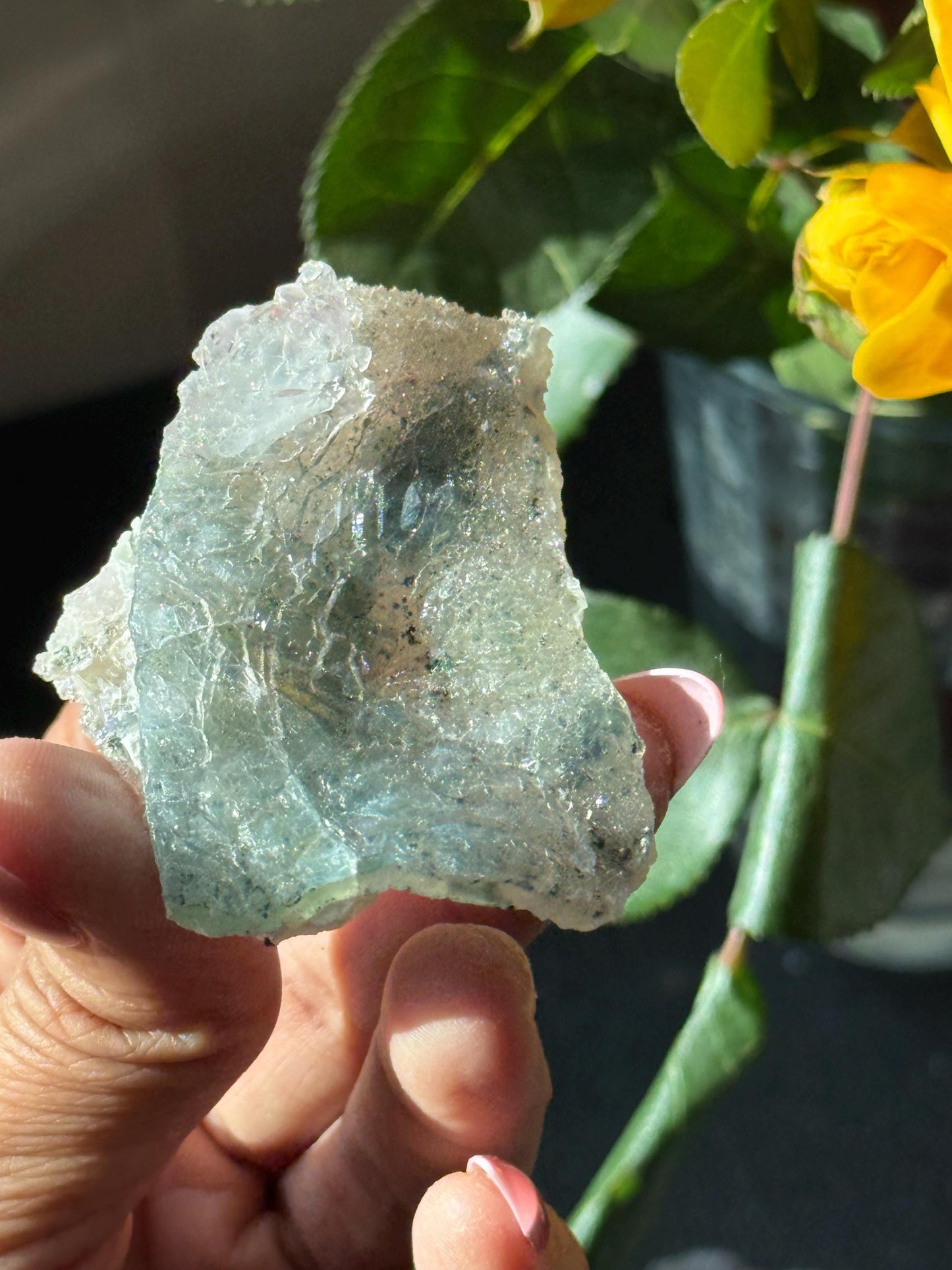 Flower Amethyst Zeolight, Green Zeolight, Natural Raw Ameythst, Amethyst Flower, Zeolight Raw Crystal Mineral, Crystal Gifts, MINI