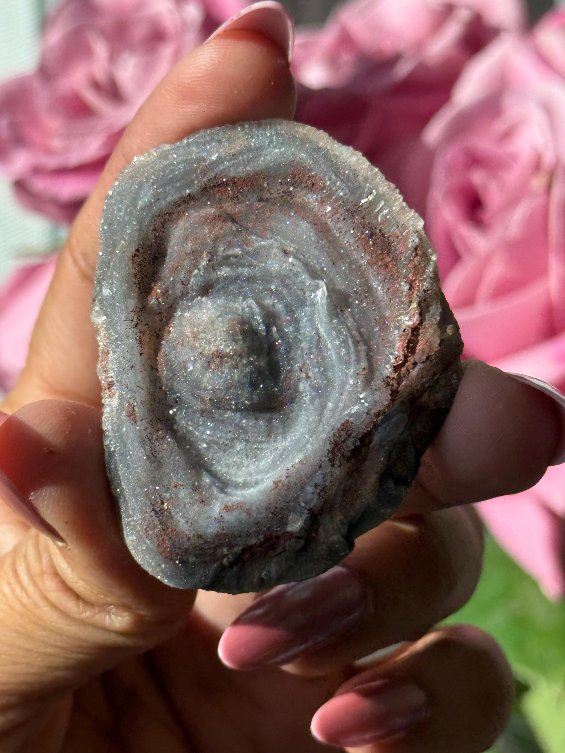 galaxy blue chalcedony