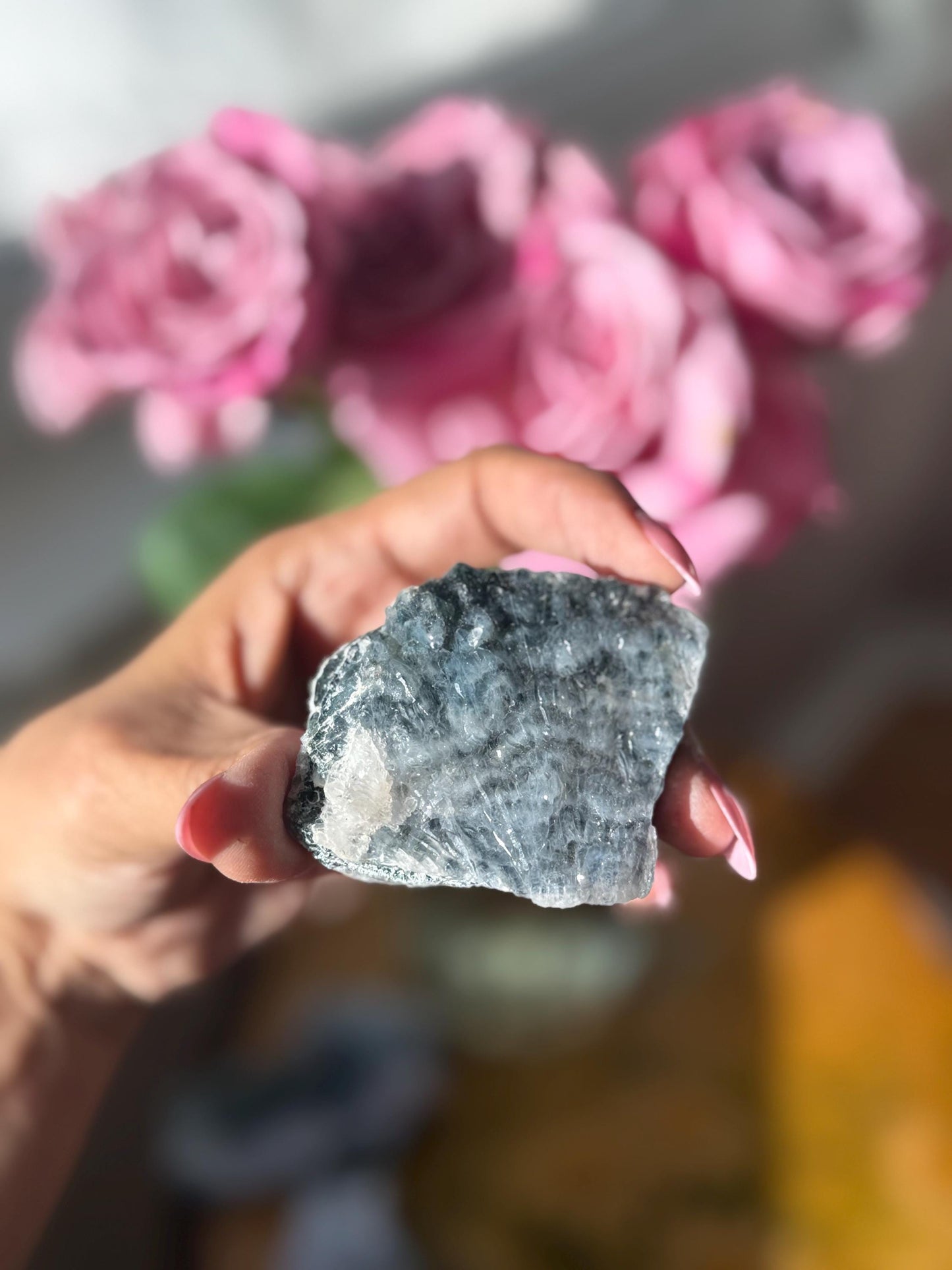 Blue Amethyst Zeolite, Amethyst Geode Cluster, Natural Raw Amethyst, Zeolite Raw Crystal Mineral, Crystal Gifts, Fossils, SMALL