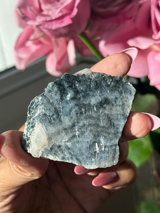 Blue Amethyst Zeolite, Amethyst Geode Cluster, Natural Raw Amethyst, Zeolite Raw Crystal Mineral, Crystal Gifts, Fossils, SMALL