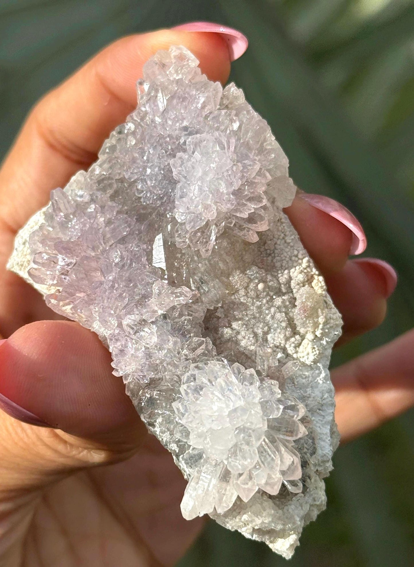 Flower Amethyst Zeolight, Amethyst Geode Cluster, Natural Raw Ameythst, Amethyst Flower, Zeolight Raw Crystal Mineral, Crystal Gifts, Fossil