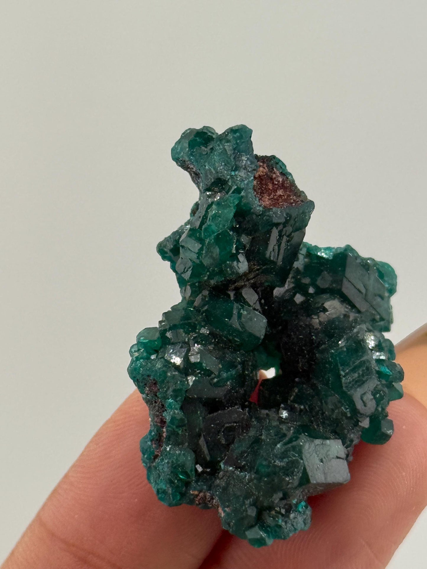 Dioptase, Natural Raw Dioptase, Dioptase from Republic of the Congo, Fossils and Minerals,