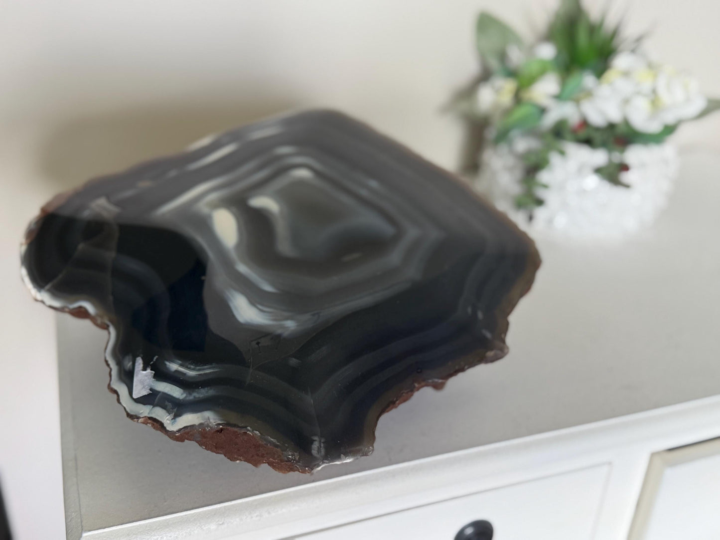 16lb Blue Agate Free Form, Extra Large Crystals, Blue Agate, Crystal Statement Piece, Home Decor,  Blue Agate From Brazil, Crystals Gifts