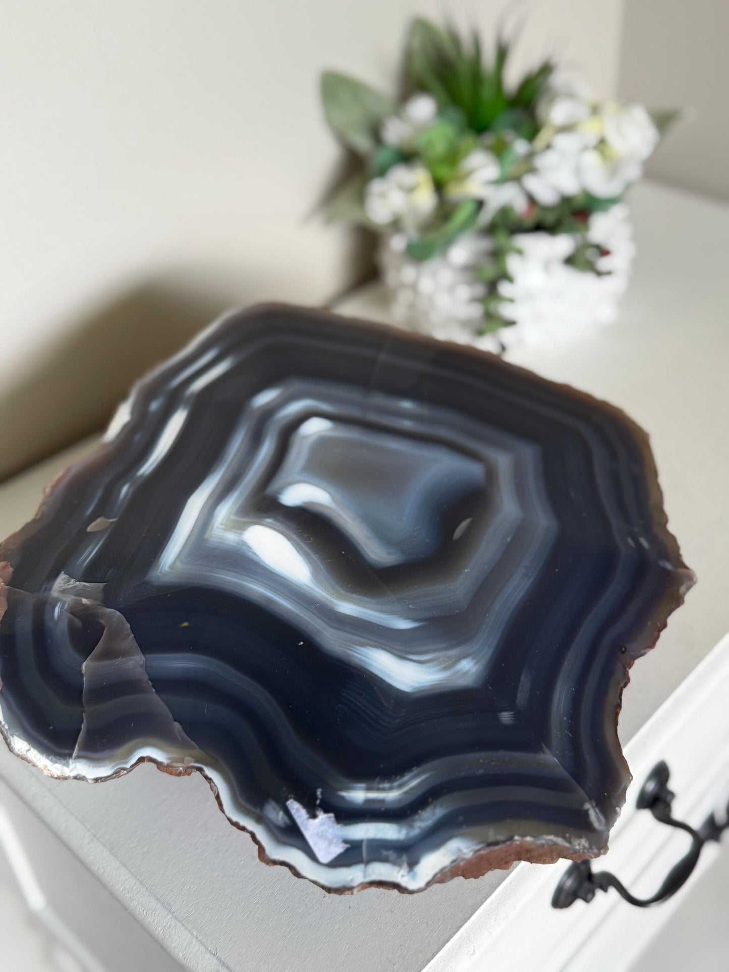 16lb Blue Agate Free Form, Extra Large Crystals, Blue Agate, Crystal Statement Piece, Home Decor,  Blue Agate From Brazil, Crystals Gifts