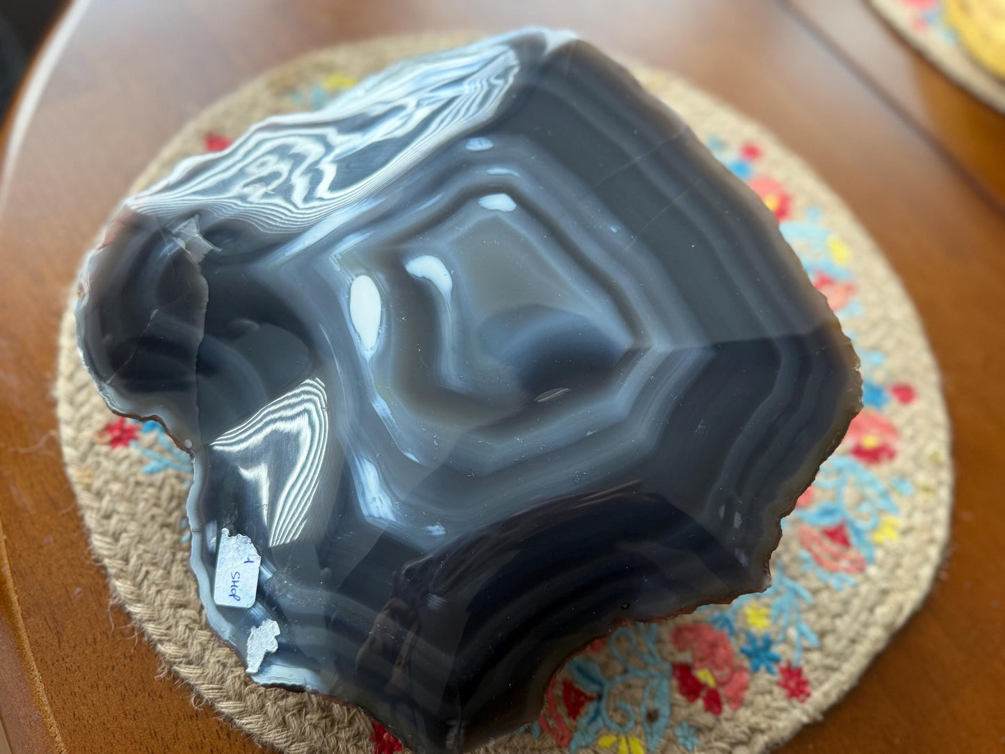 16lb Blue Agate Free Form, Extra Large Crystals, Blue Agate, Crystal Statement Piece, Home Decor,  Blue Agate From Brazil, Crystals Gifts