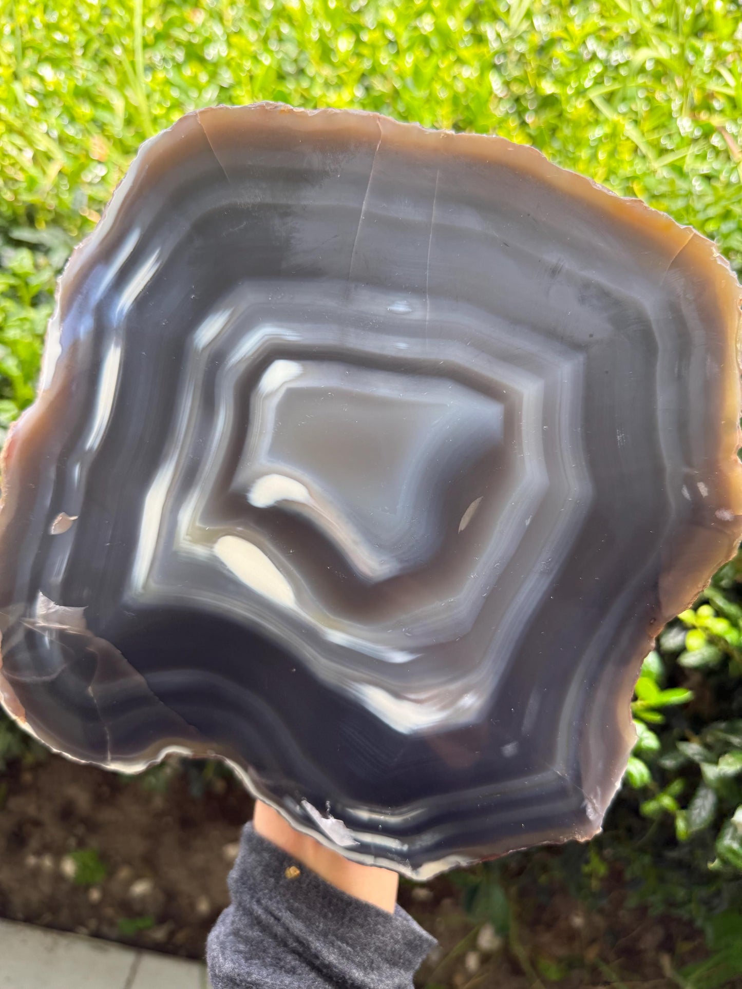 16lb Blue Agate Free Form, Extra Large Crystals, Blue Agate, Crystal Statement Piece, Home Decor,  Blue Agate From Brazil, Crystals Gifts